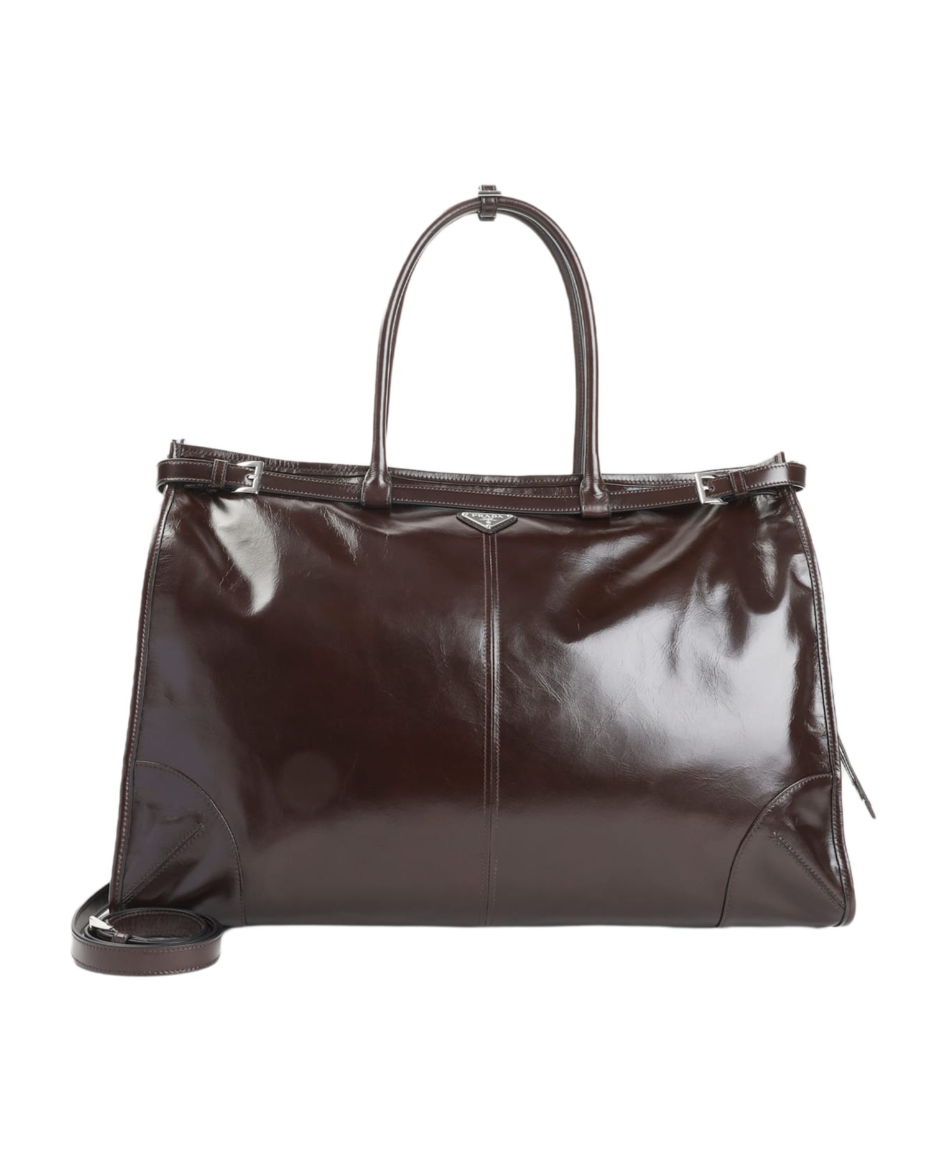 Prada Shopping Tote Bag - Moro N
