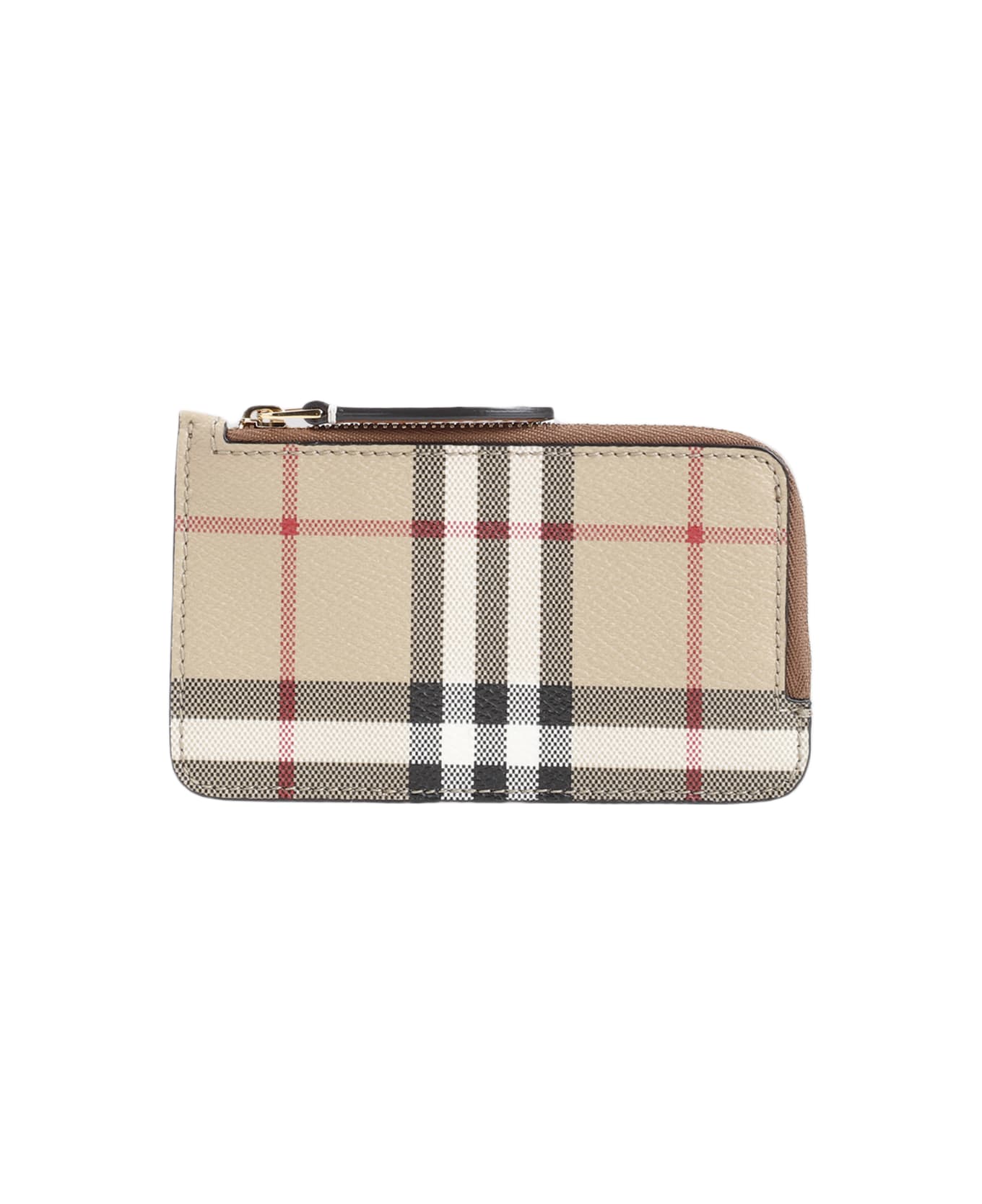 Burberry Check Wallet - Archive Beige
