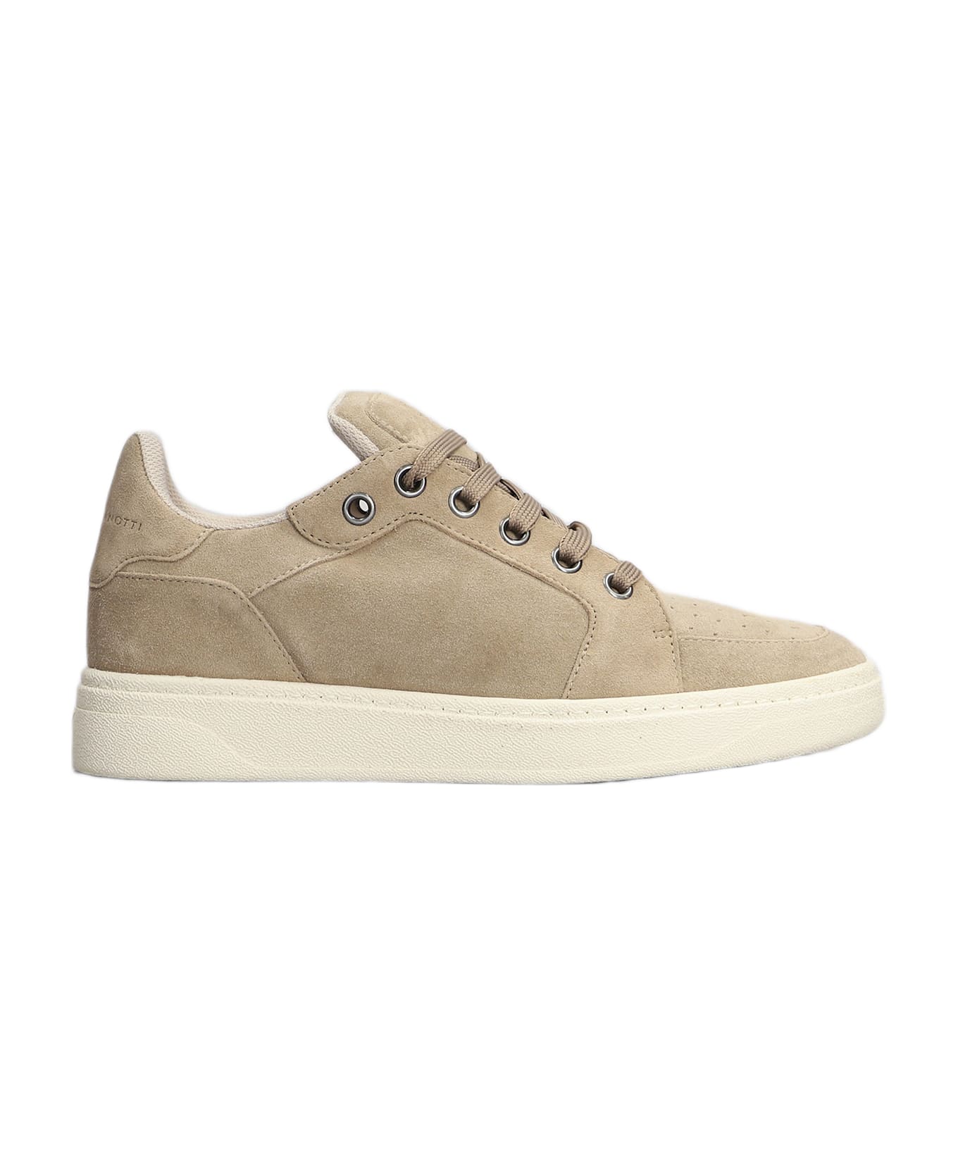 Giuseppe Zanotti Gz94 Sneakers In Beige Suede - beige