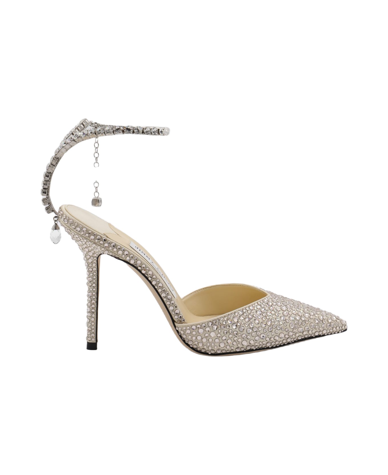 Jimmy Choo Crystal Pumps - BUTTERMILK/CRYSTAL