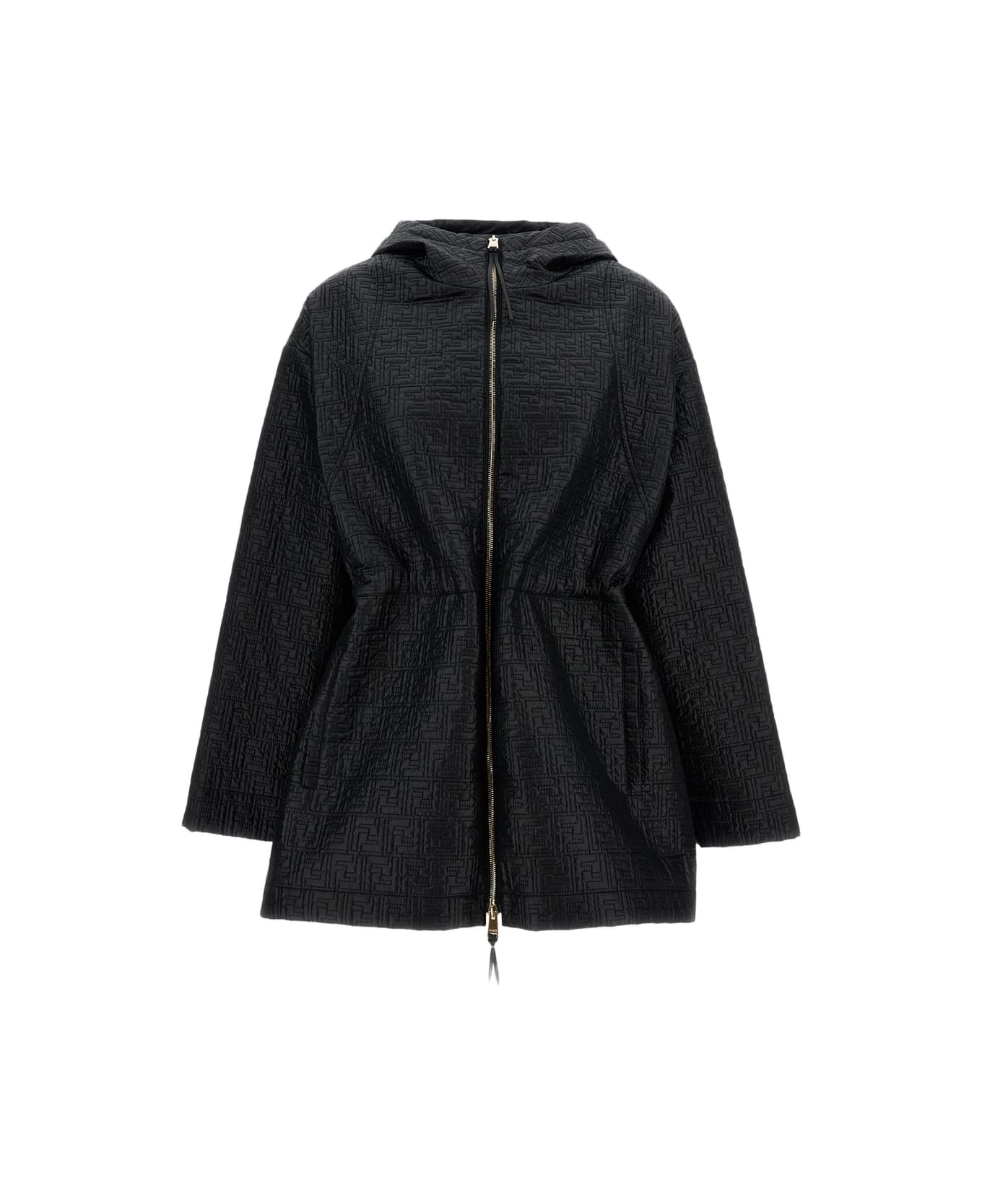 Fendi Parka Quilted Nylon - Black
