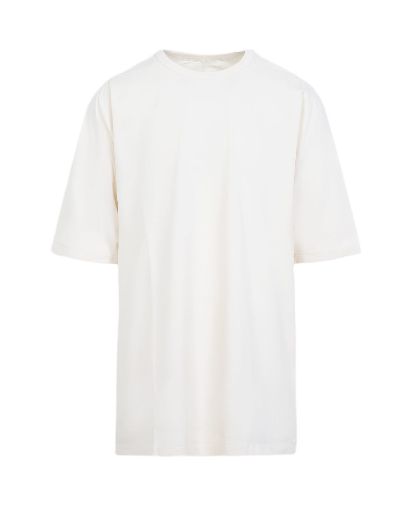 Rick Owens Jumbo Short Sleeves T-shirt - Natural