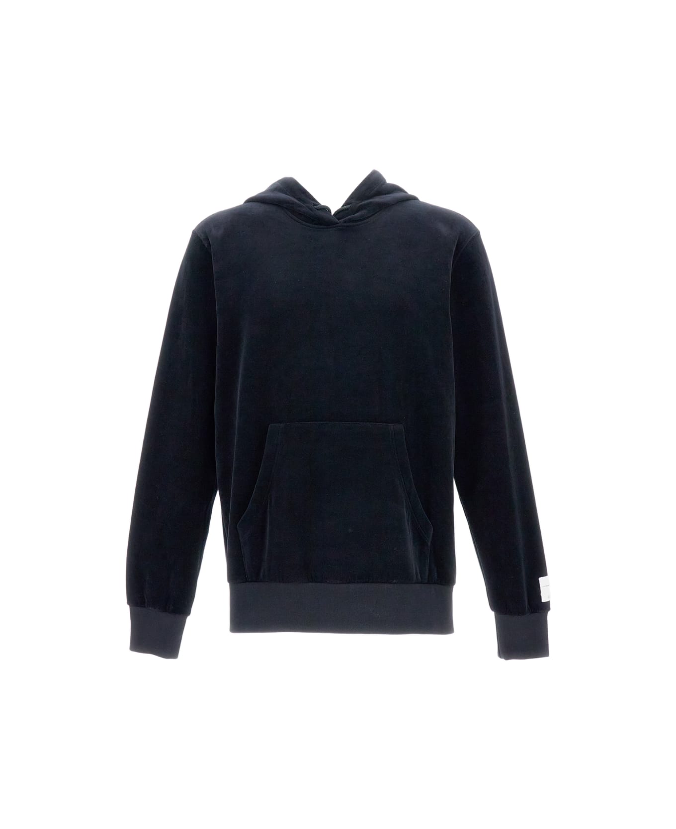 Golden Goose Journey M
s Hoodie Swatshirt Double Chenille Laser Print - Black