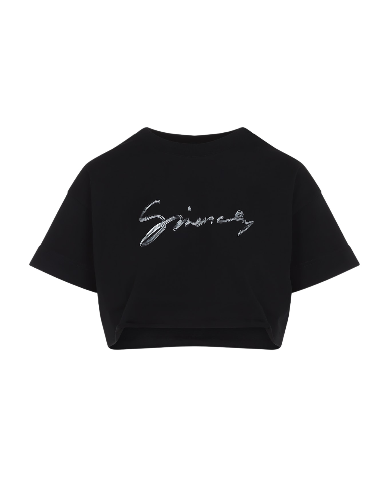 Givenchy 
cropped
 T-shirt - Black