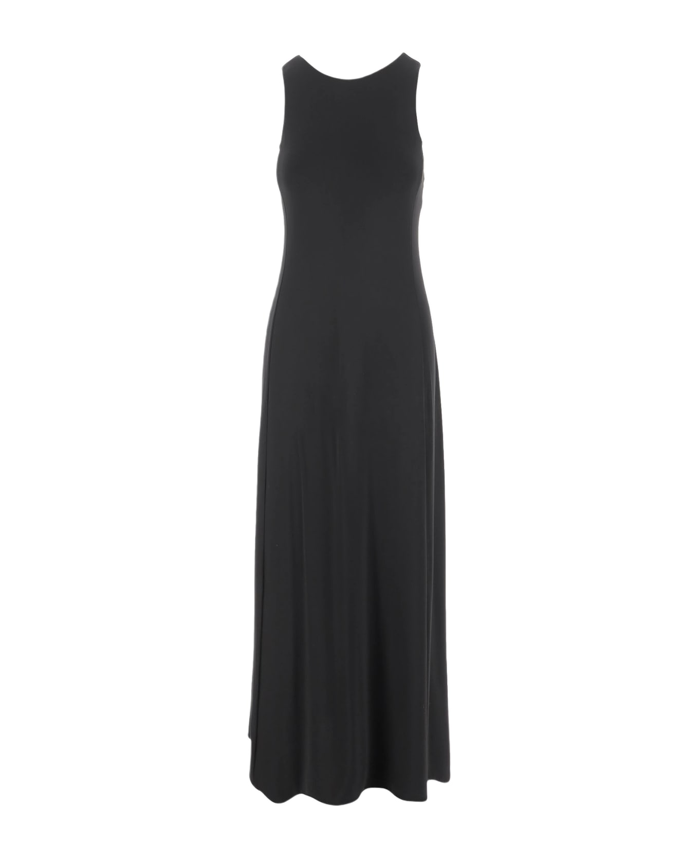Max Mara Jersey Long Dress - nero