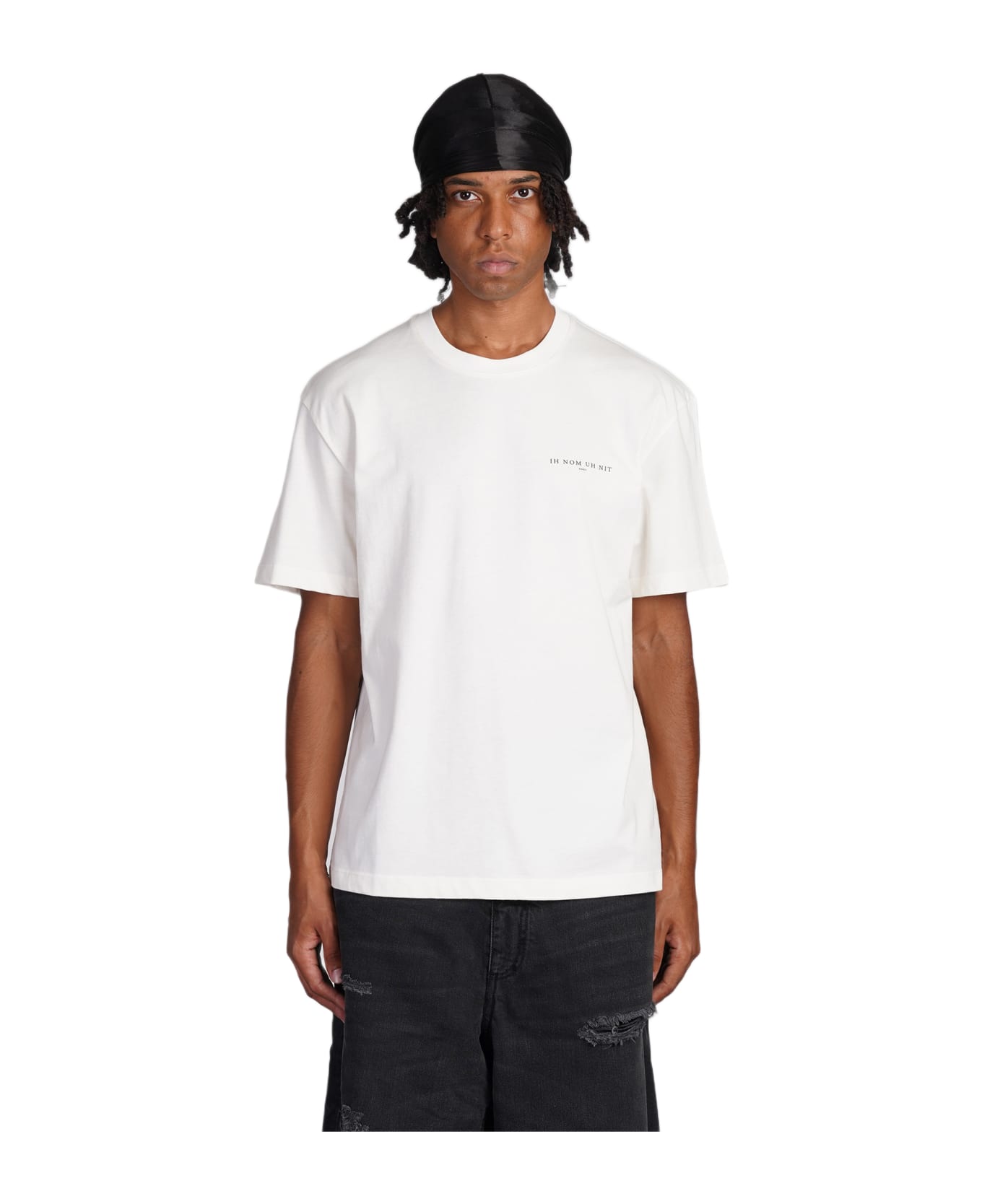 ih nom uh nit T-shirt In White Cotton - white
