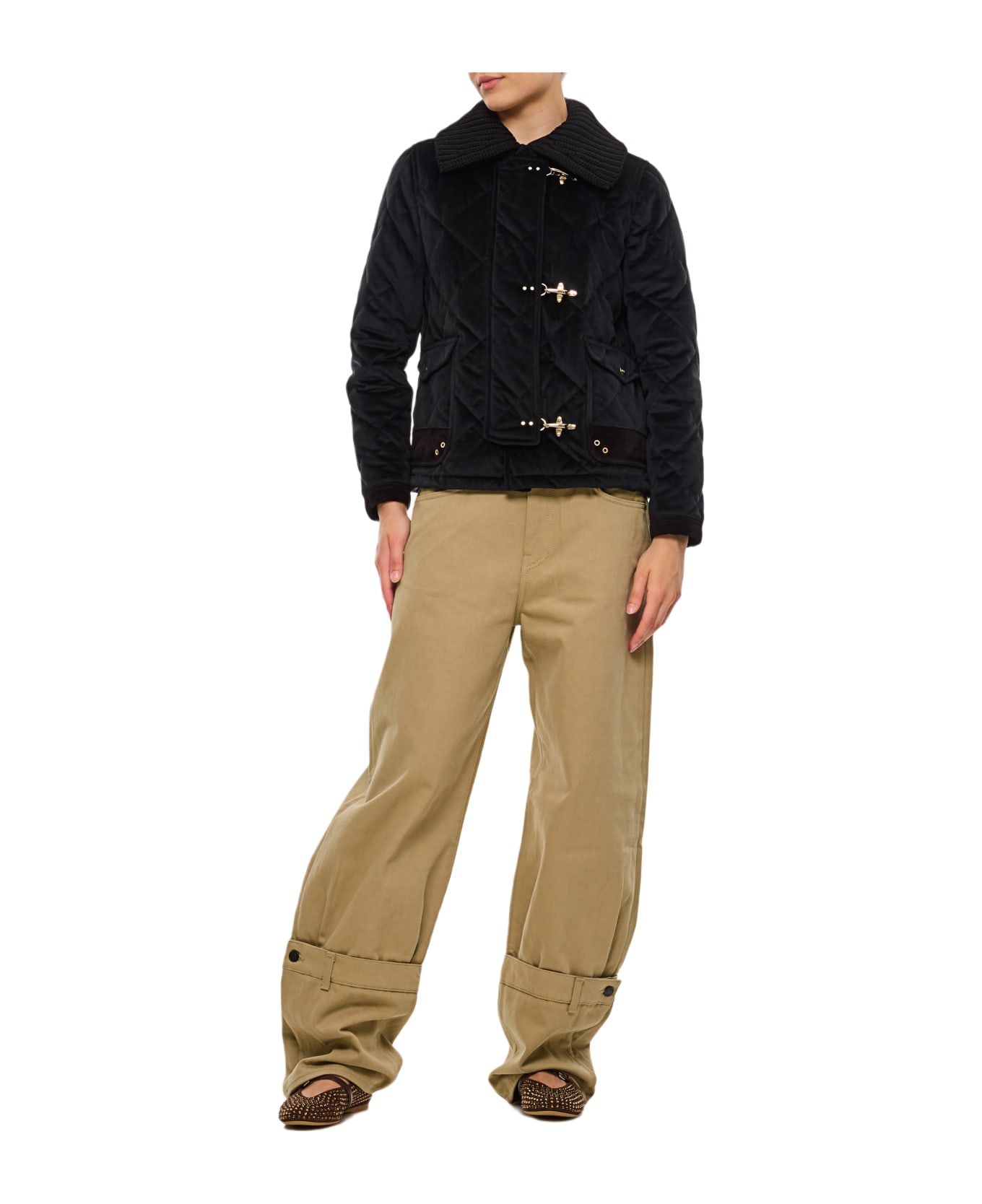 Fay Mini 3 Hooks Jacket - Black