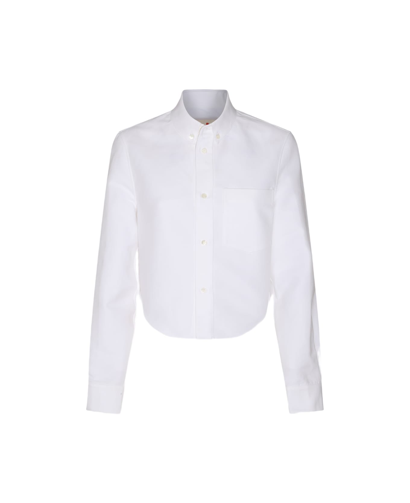 Marni White Cotton Shirt - LILY WHITE