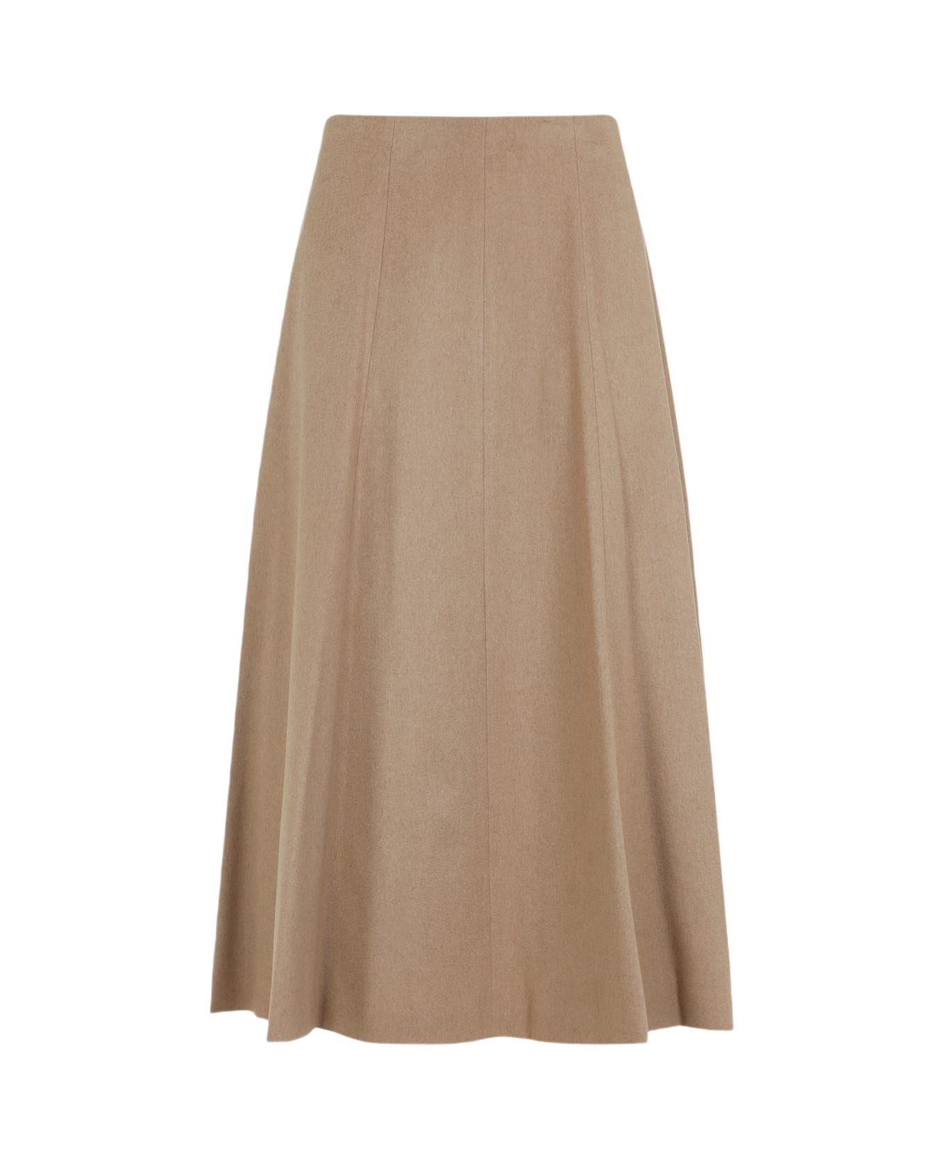 Max Mara Geneve Midi Full Skirt - Cammello