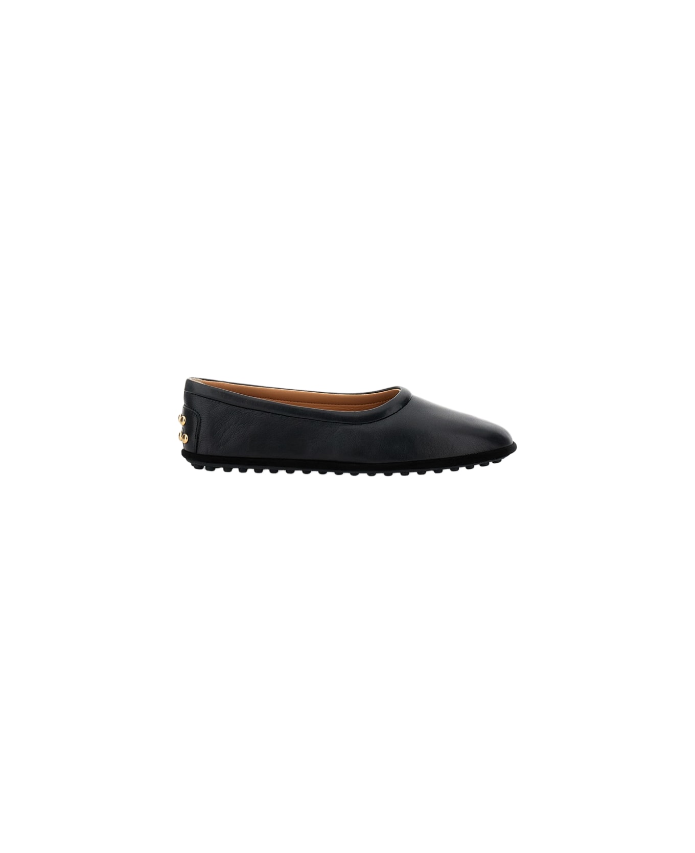 Tod's Rubber Sole Ballerina Flats - Black