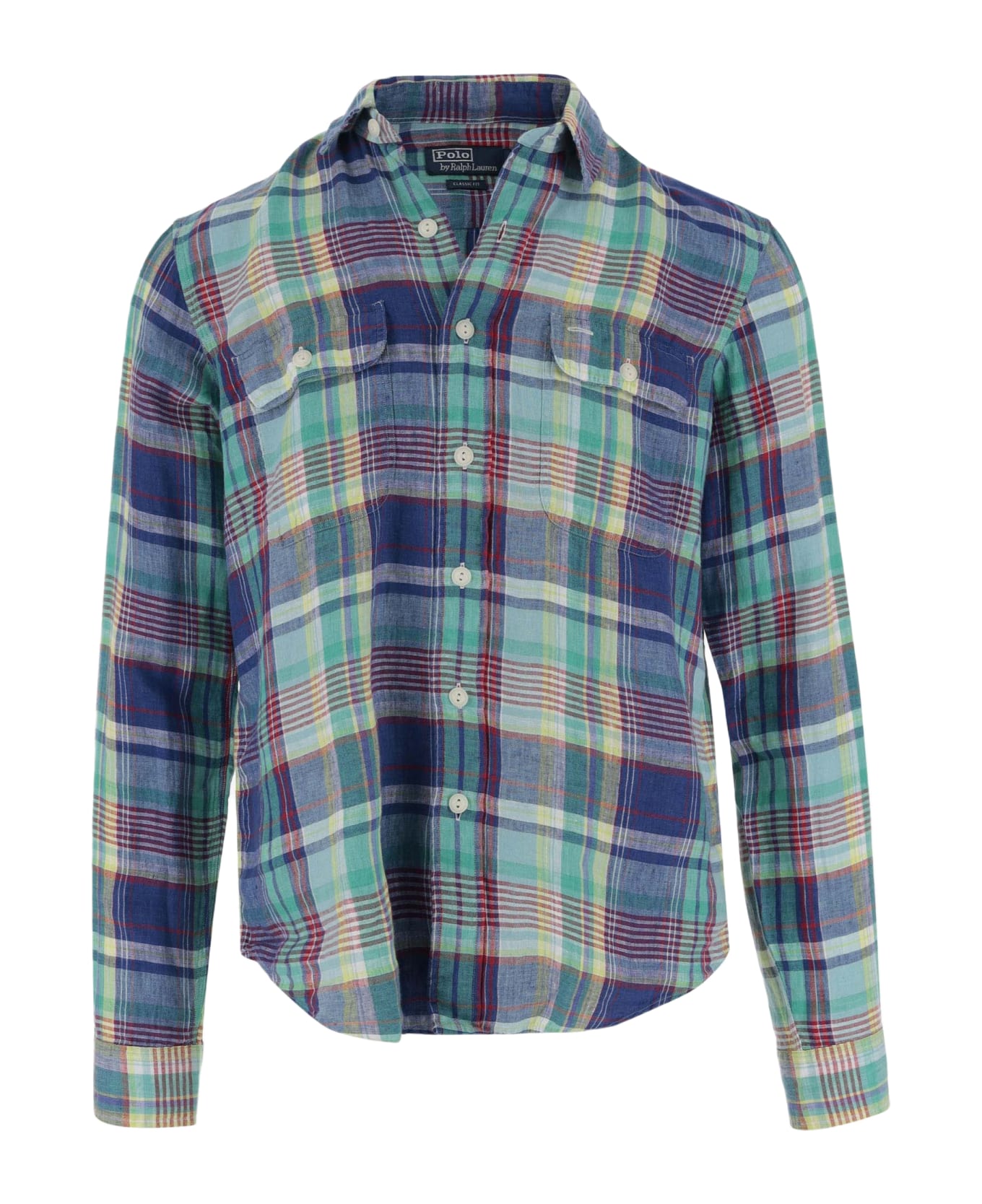 Polo Ralph Lauren Cotton Shirt With Check Pattern - Red