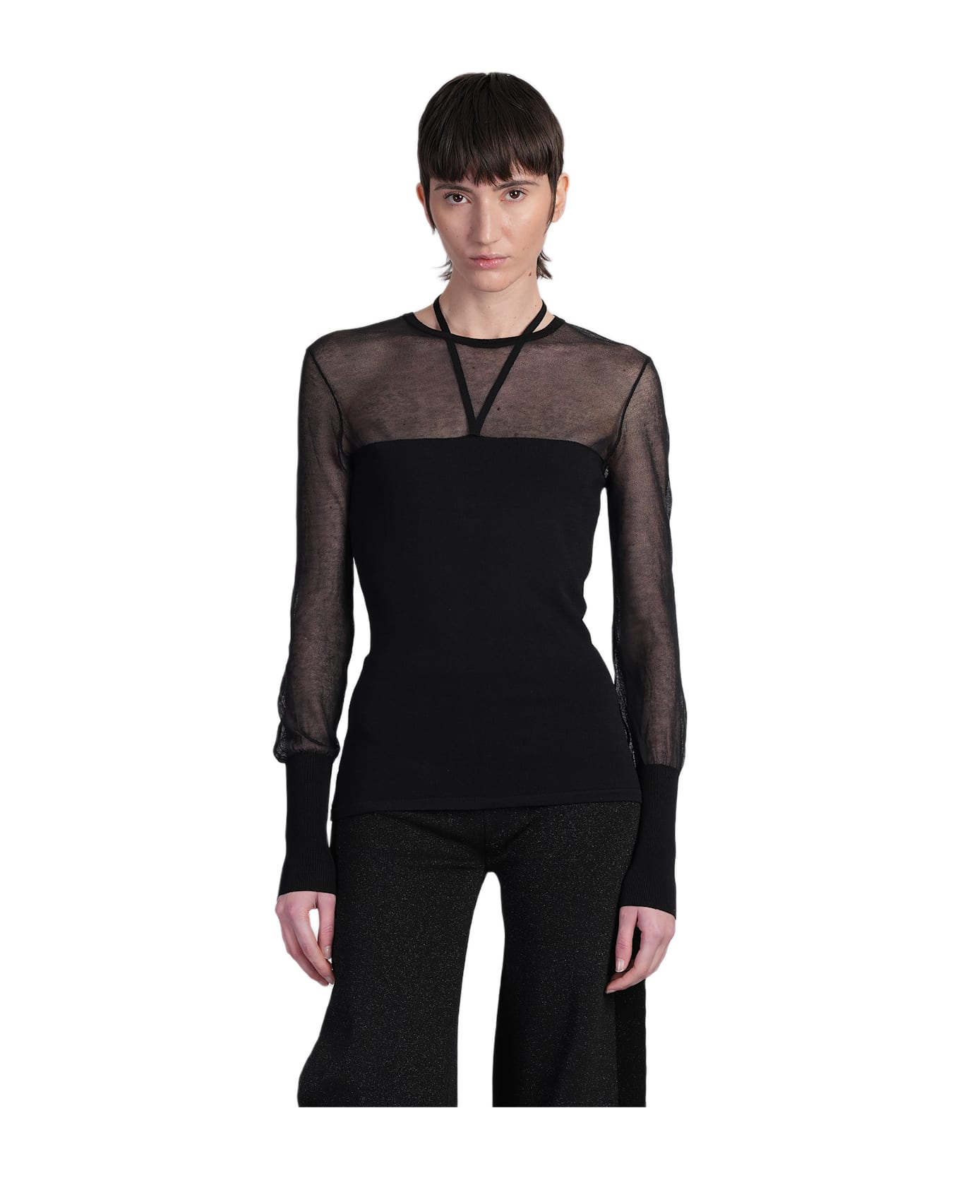 ANDREĀDAMO In Black Viscose - black