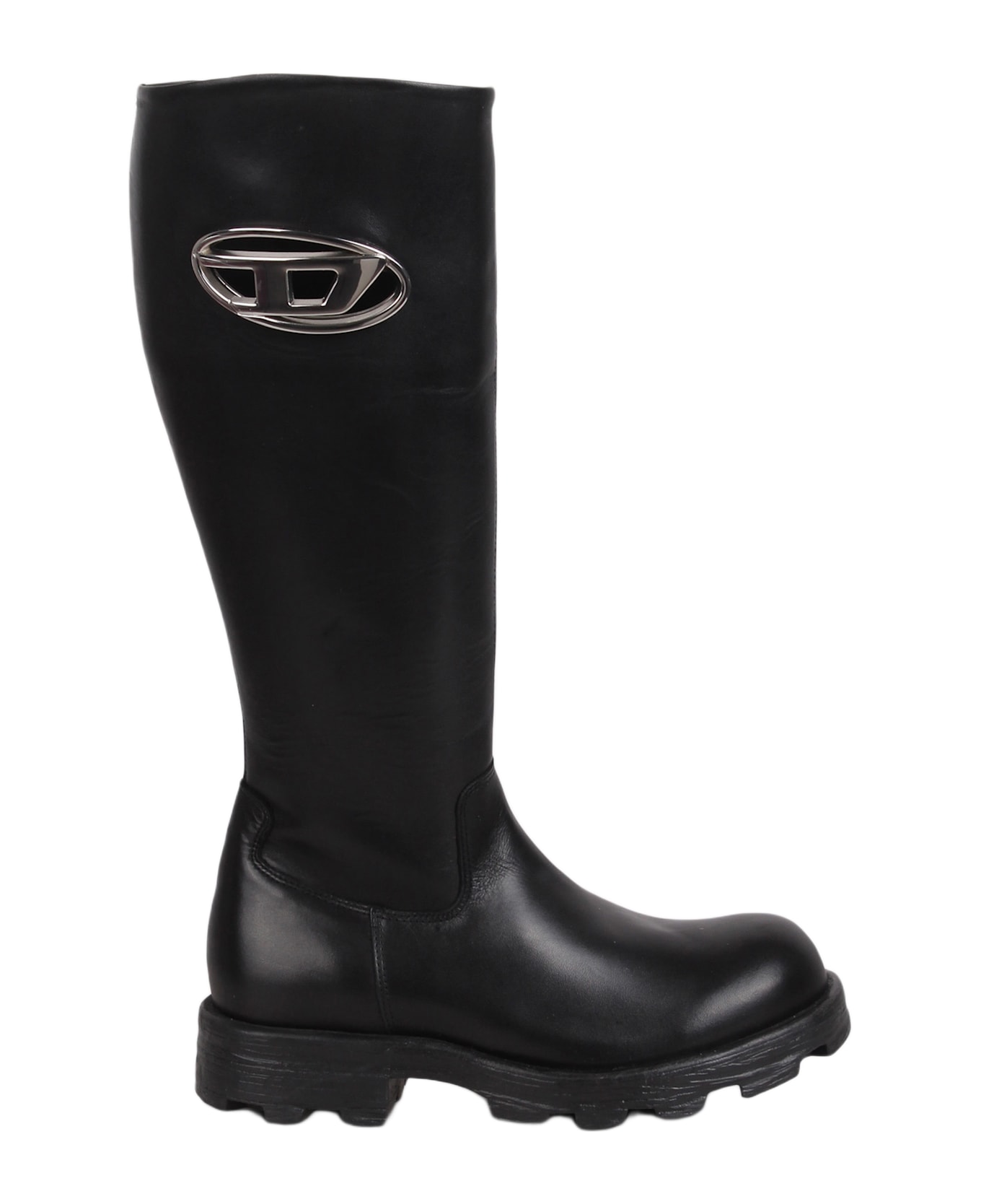 Diesel D-hammer-leather Knee-high Boots