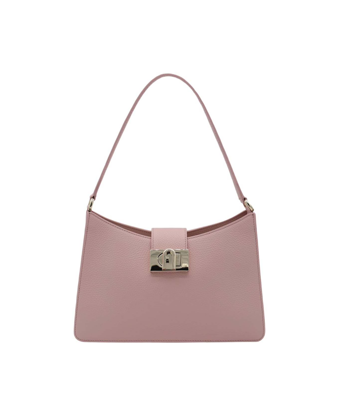 Furla Pink Leather 1927 M Shoulder Bag - ALBA