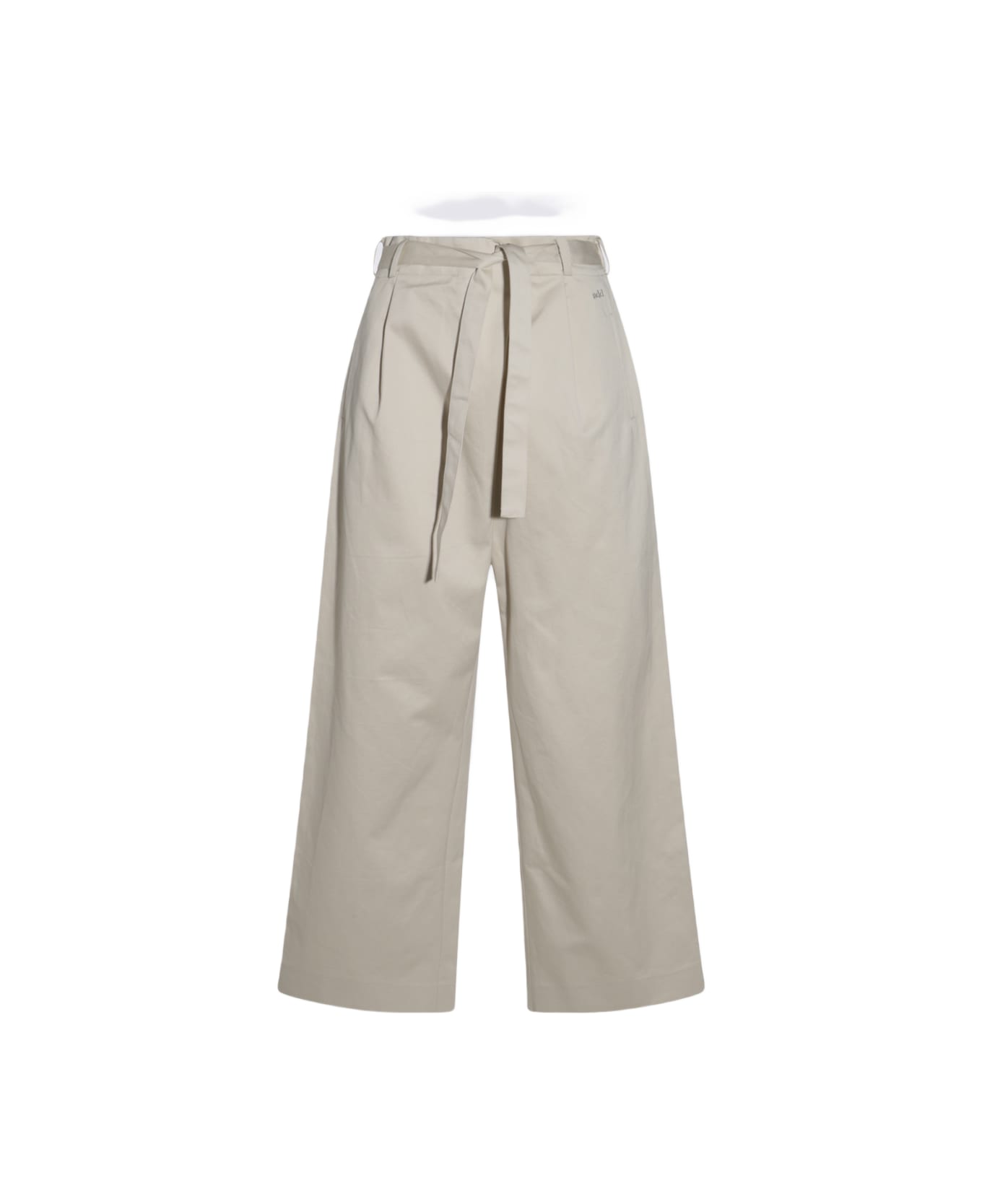 Add Beige Cotton Pants - Hay
