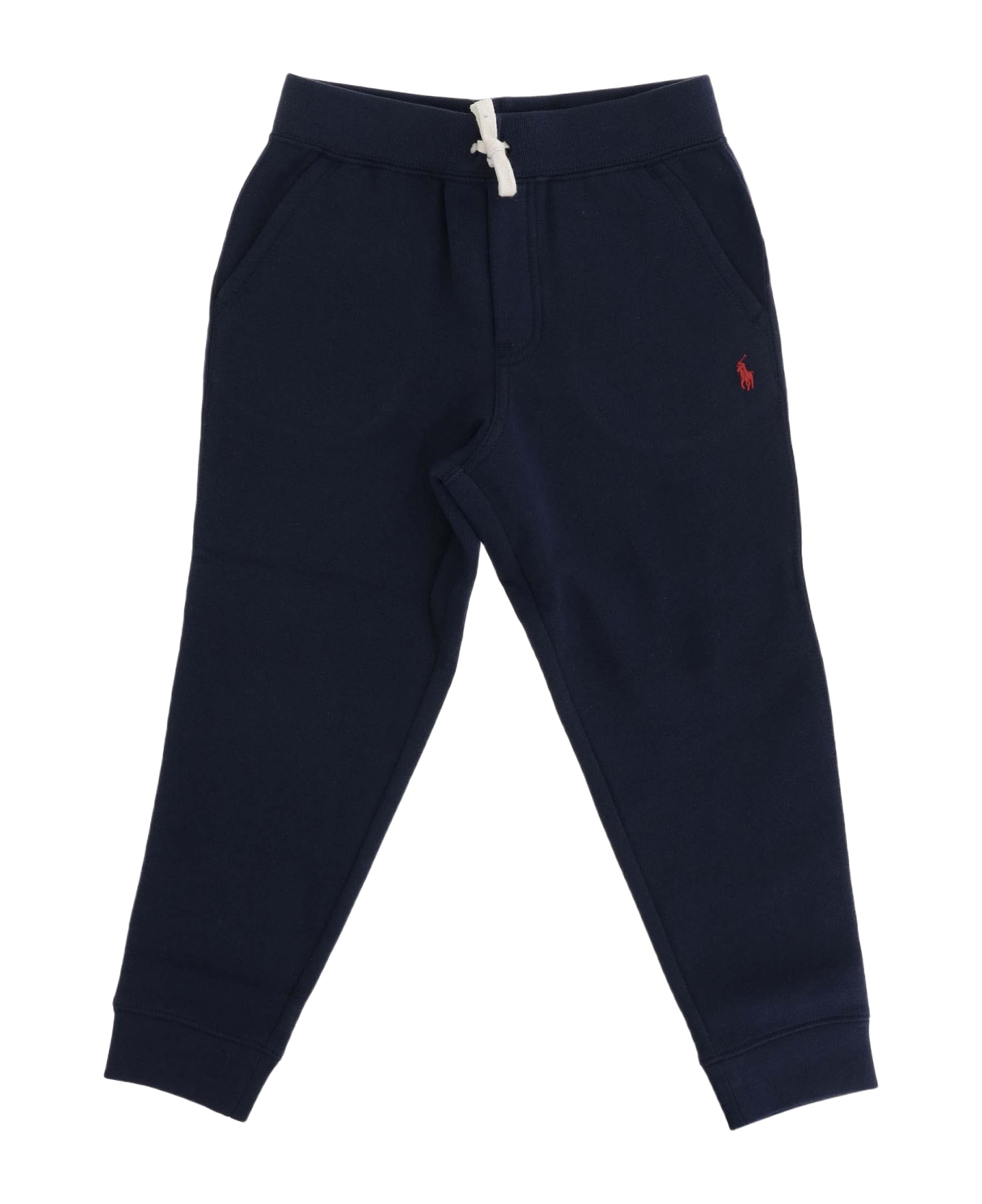 Polo Ralph Lauren Cotton Blend Joggers With Logo - Cruise Navy