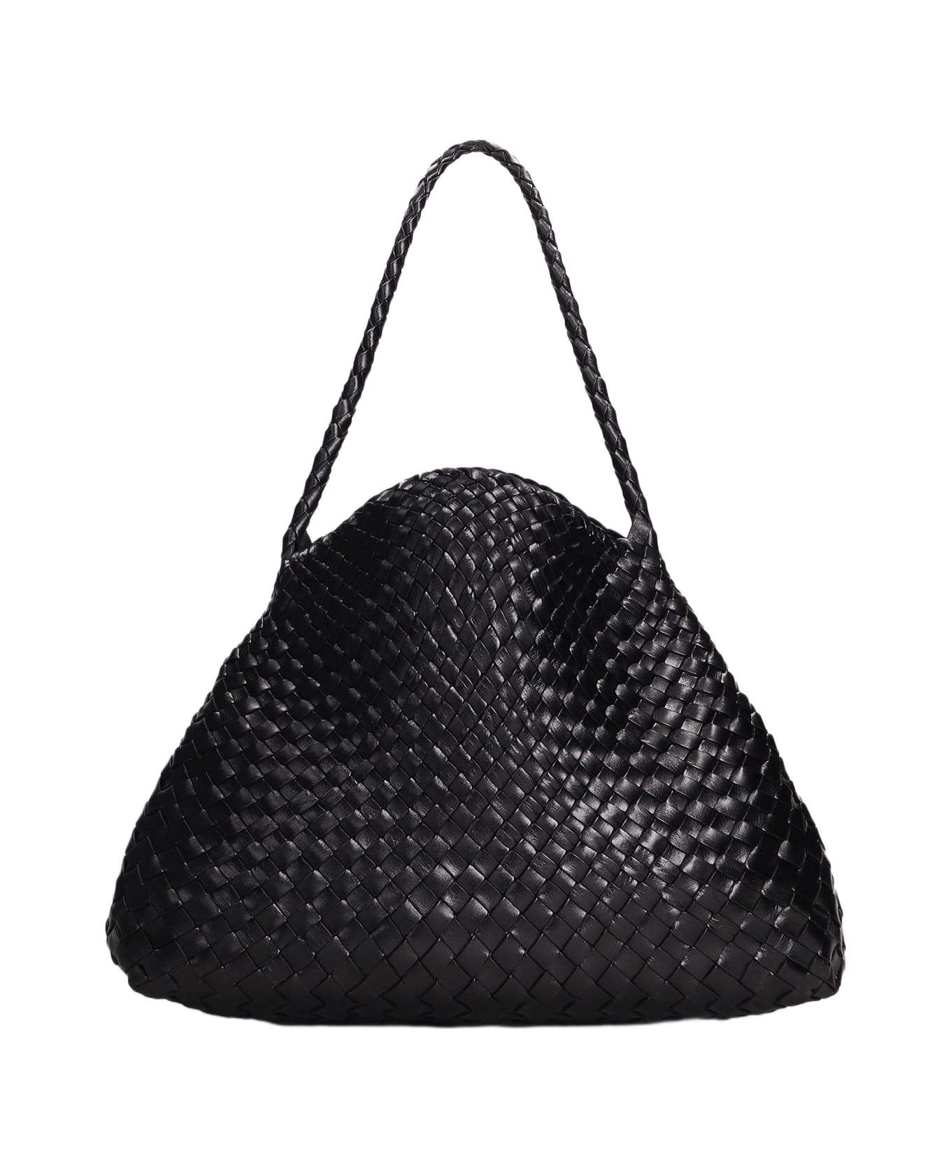 Dragon Diffusion Santa Maria Mini Hand Bag In Black Leather - black