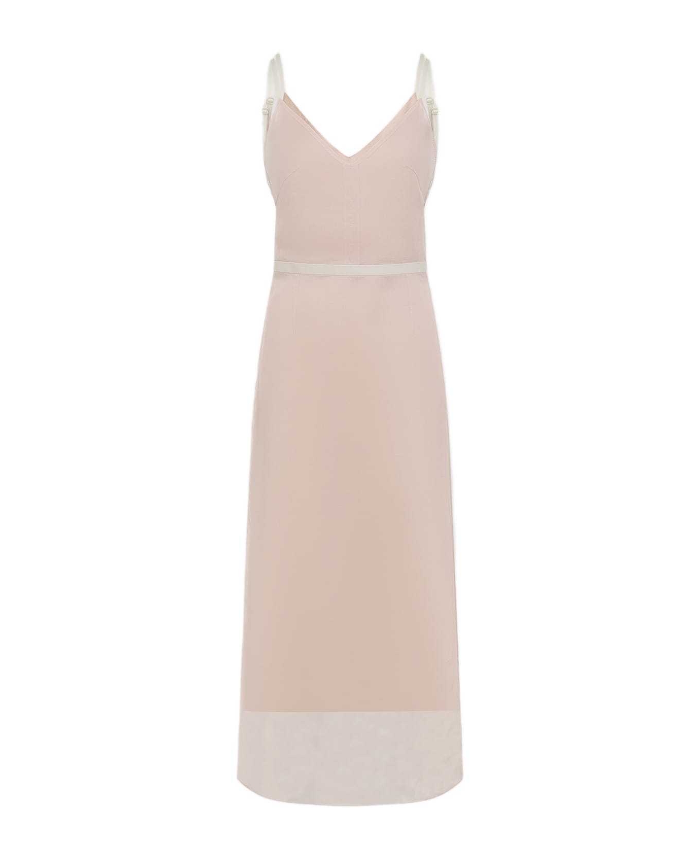 【関税込み】Carven ミディアムドレス Carven Silk Long Dress | italist