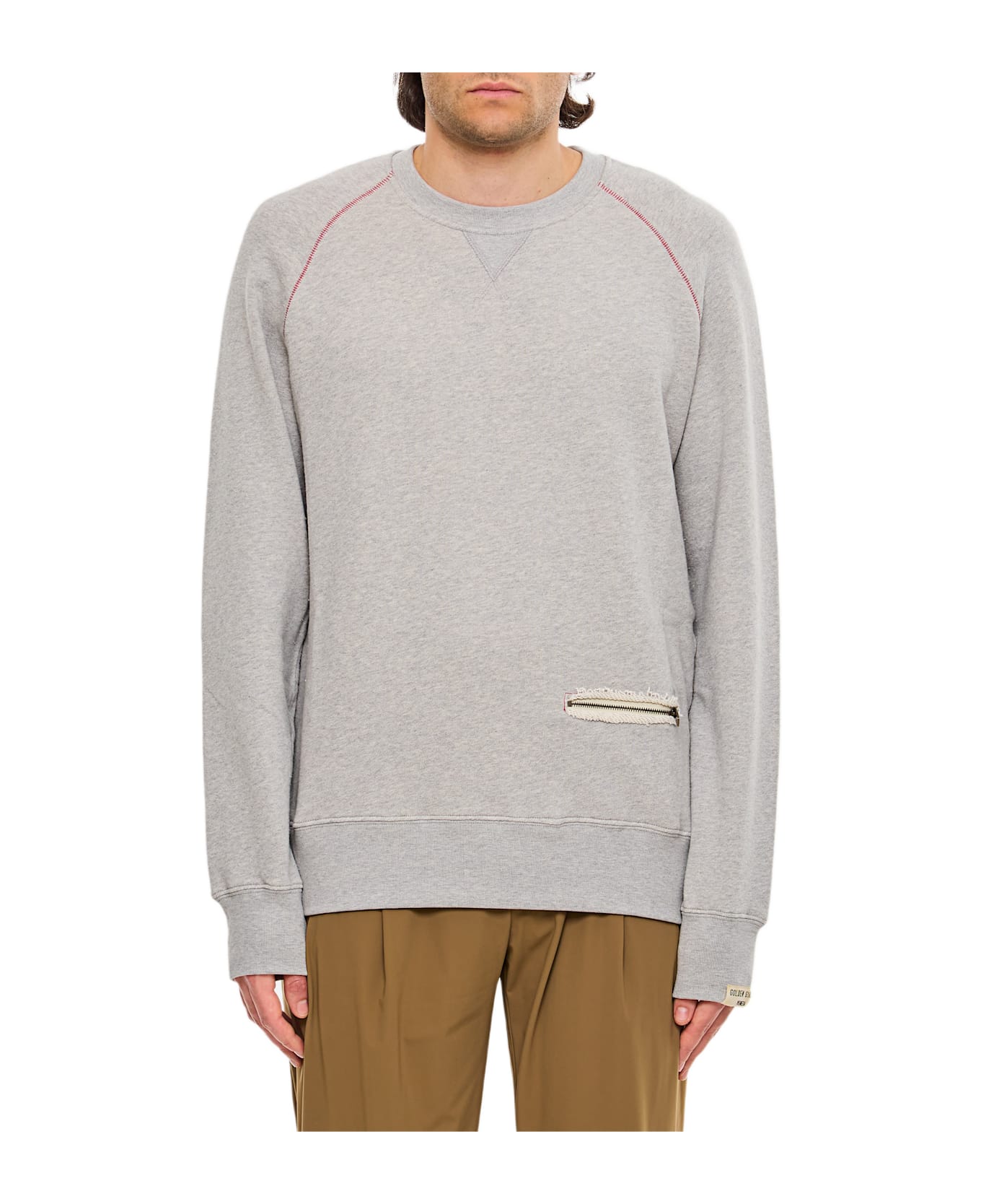 Golden Goose Sweatshirt - Alluminium Melange Gray
