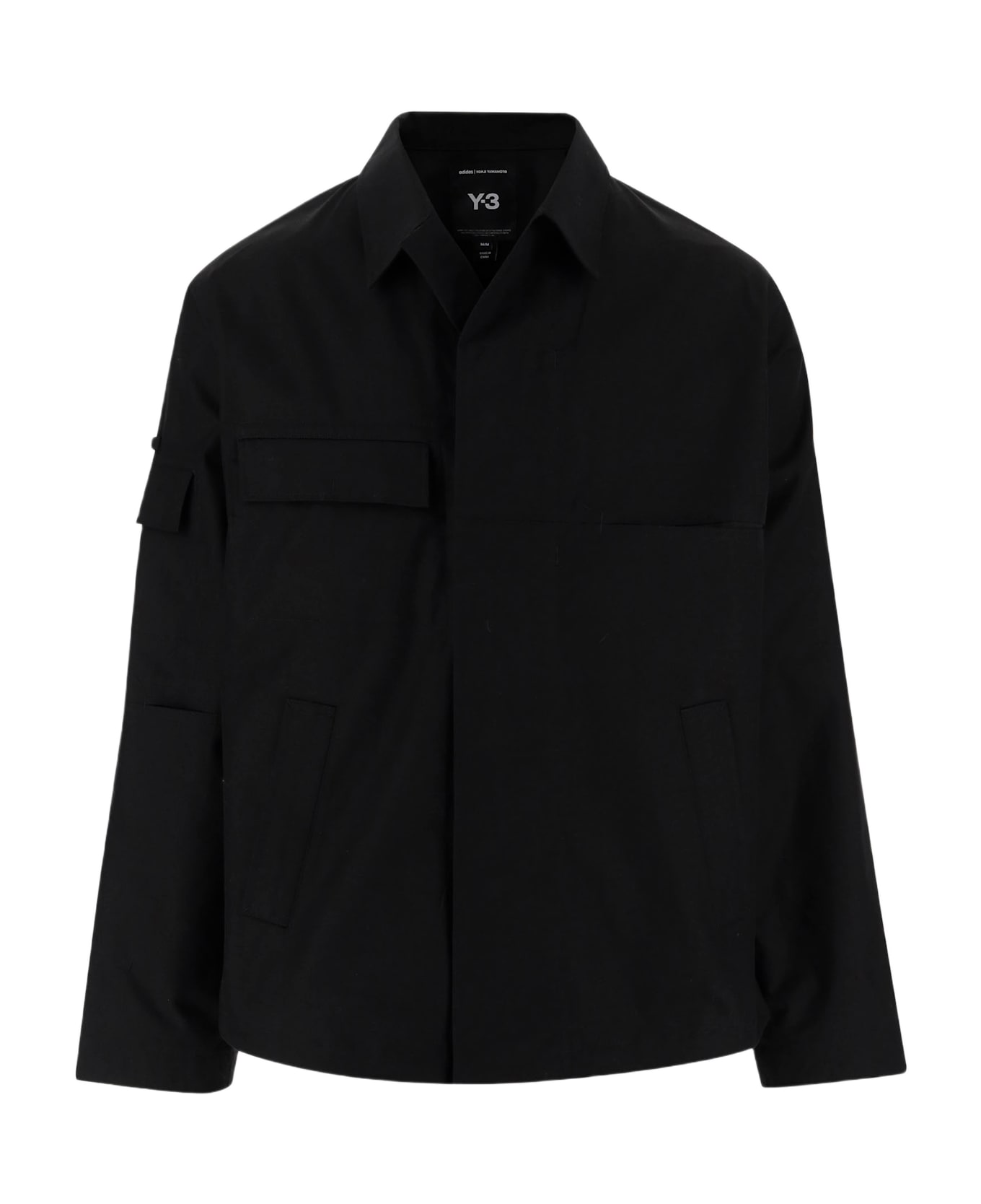 Y-3 Cotton Blend Field Jacket - Black