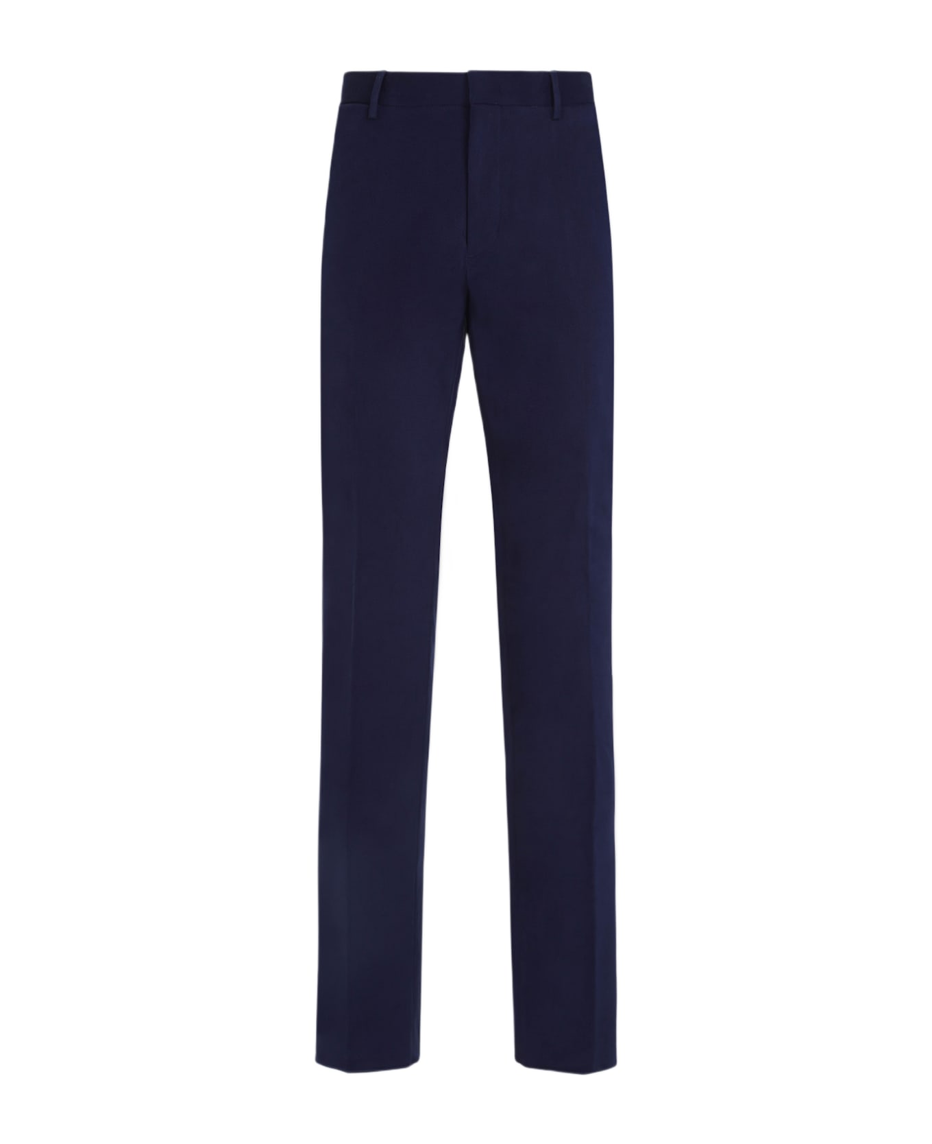 Zegna Winter Chino Pants - Blue Medio Unito