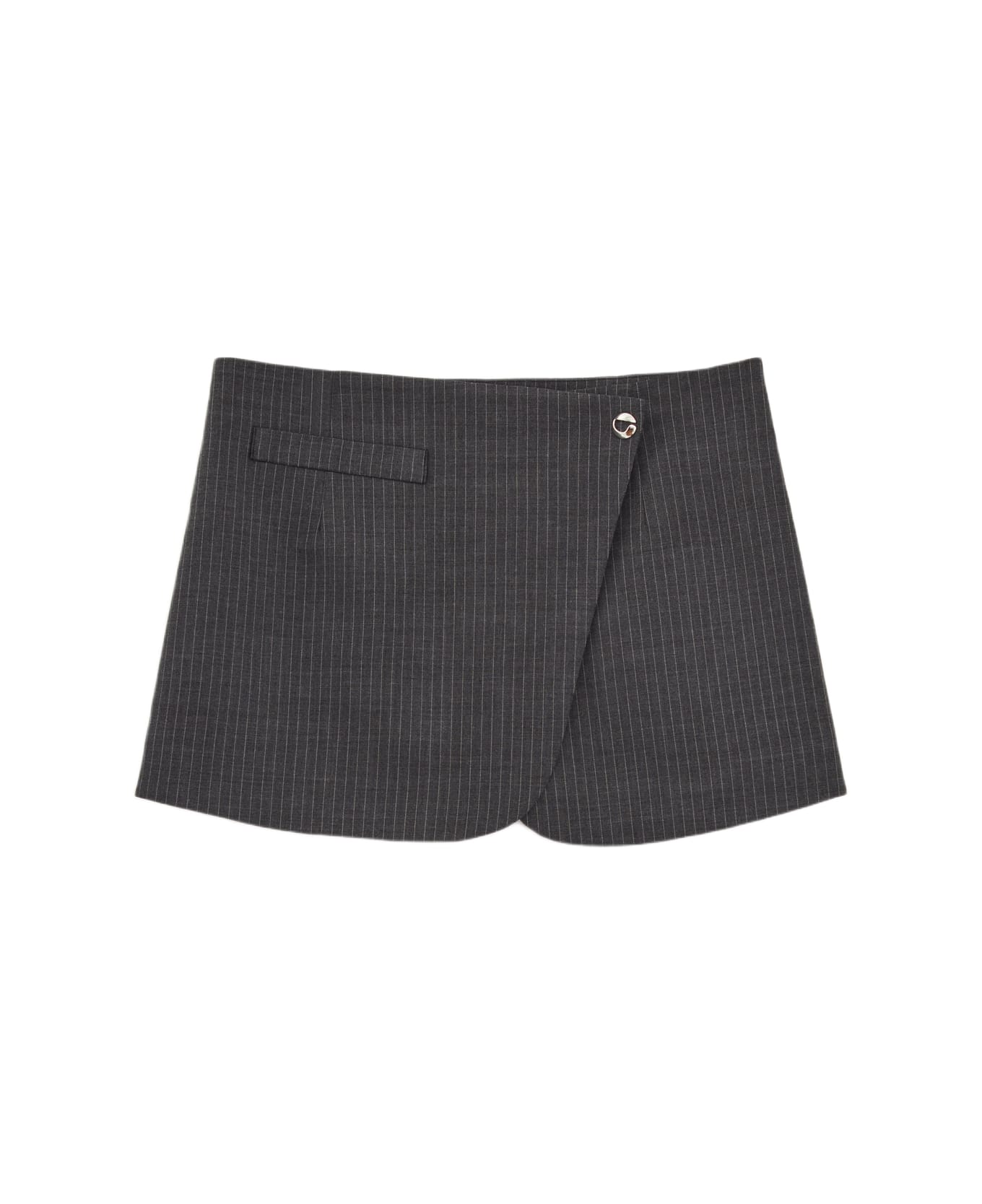 Coperni Tailored Mini Skirt - grey