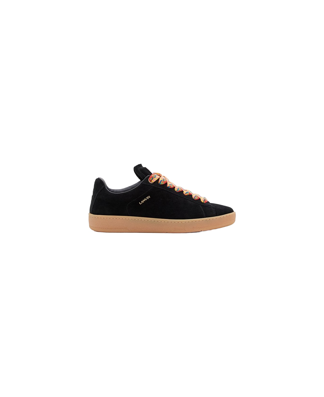 Lanvin Lite Curb Low Top Sneakers - Black スニーカー