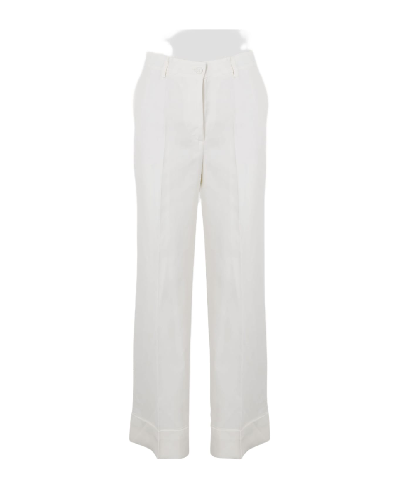 Parosh Wide Pants - White