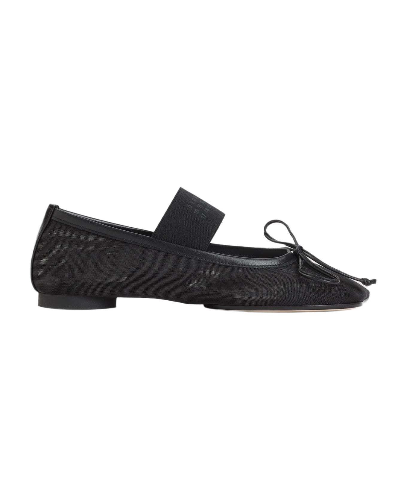 MM6 Maison Margiela Ballet Shoes - BLACK