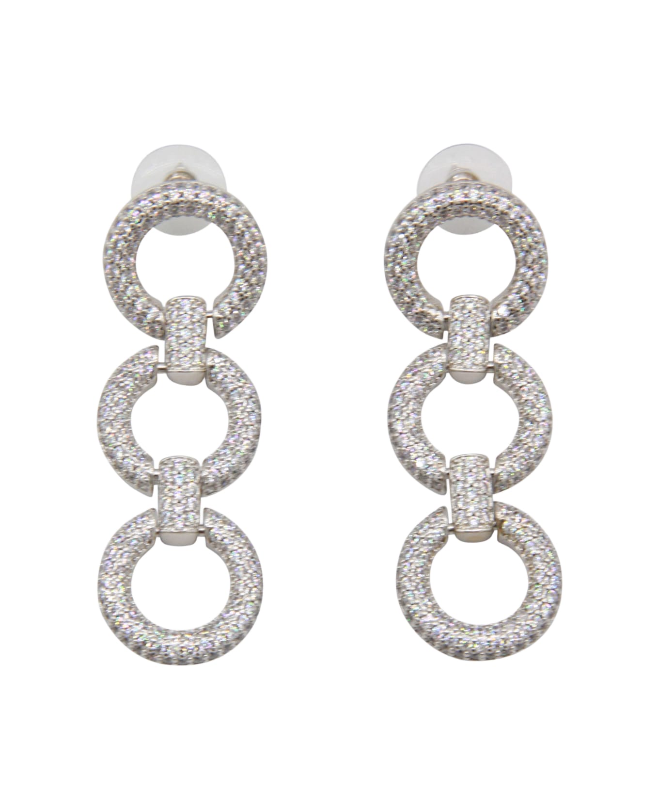 self-portrait Silver Earrings - Silver
