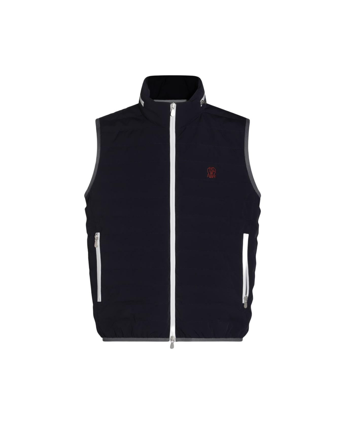 Brunello Cucinelli Logo Vest - Blue