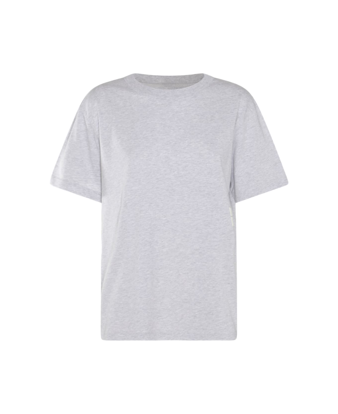 Alexander Wang Light Grey Cotton T-shirt - LIGHT HEATHER GREY