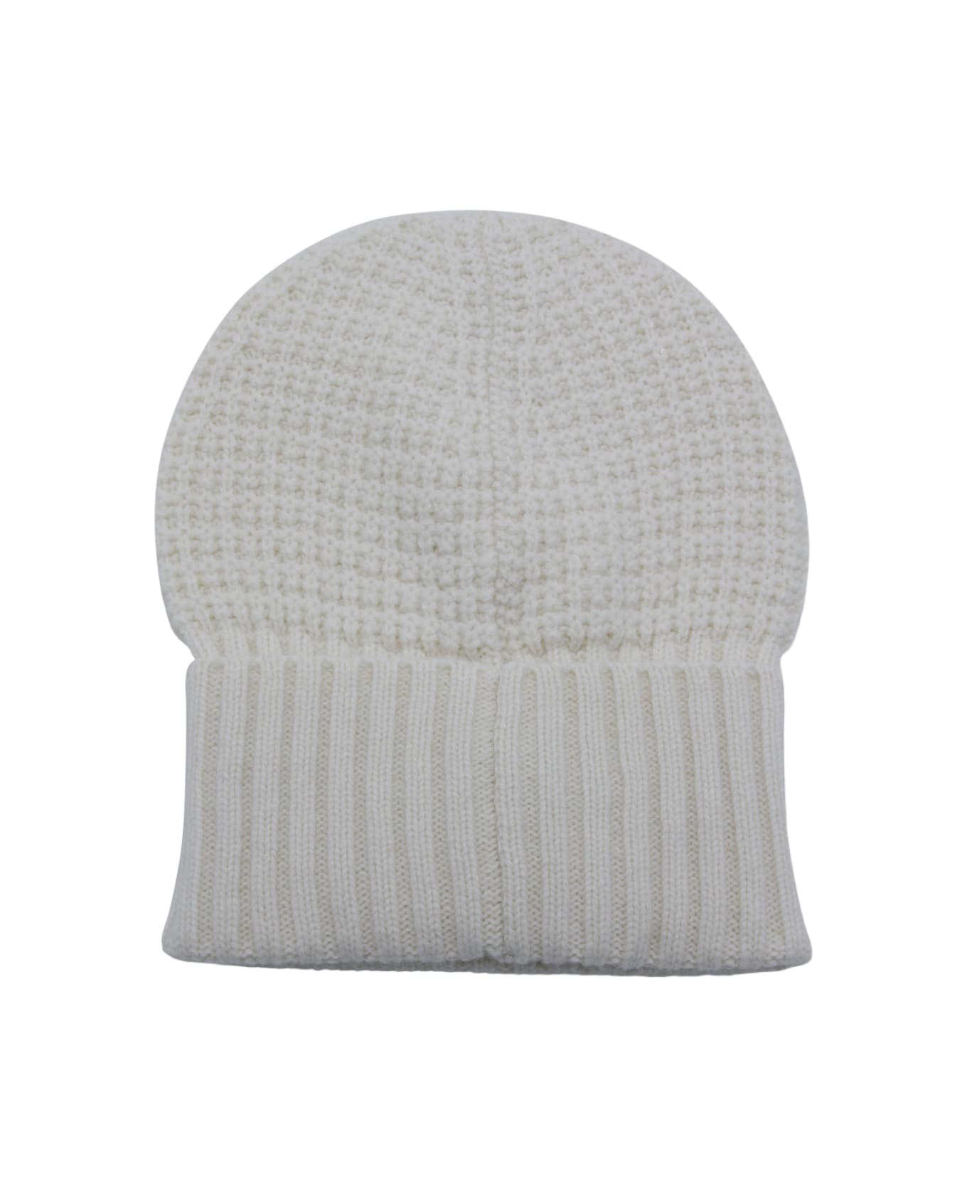 Fabiana Filippi White Wool Beanie - White