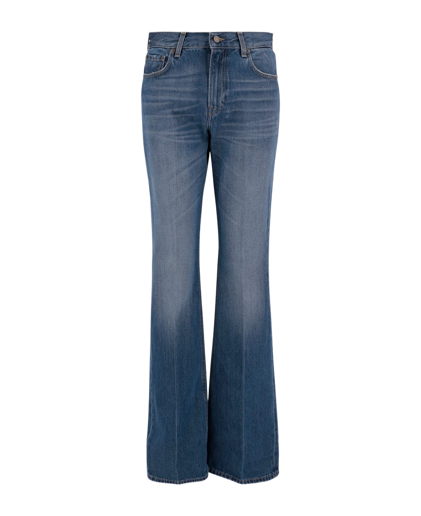 Haikure Flora Cotton Denim Jeans - Denim