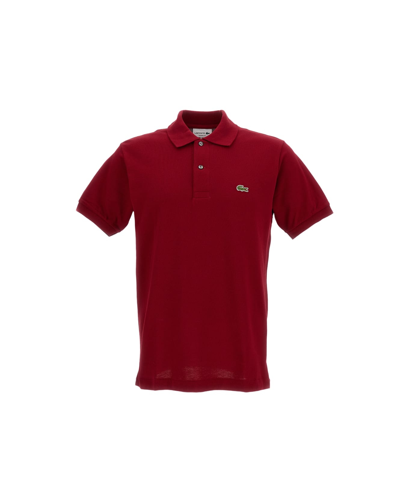 Lacoste Cotton Polo Shirt - Red