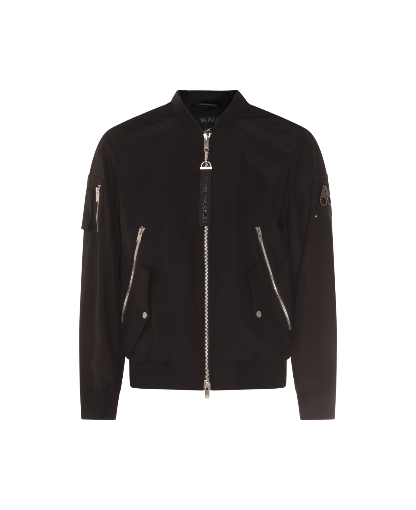 Moose Knuckles Black Casual Jacket - Black