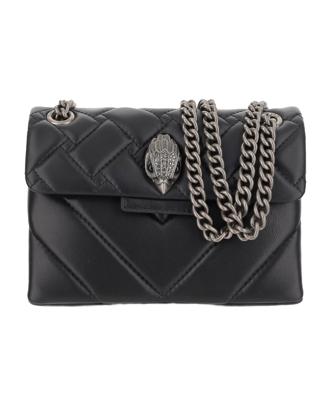 Kurt Geiger Leather Kensington Bag - Black