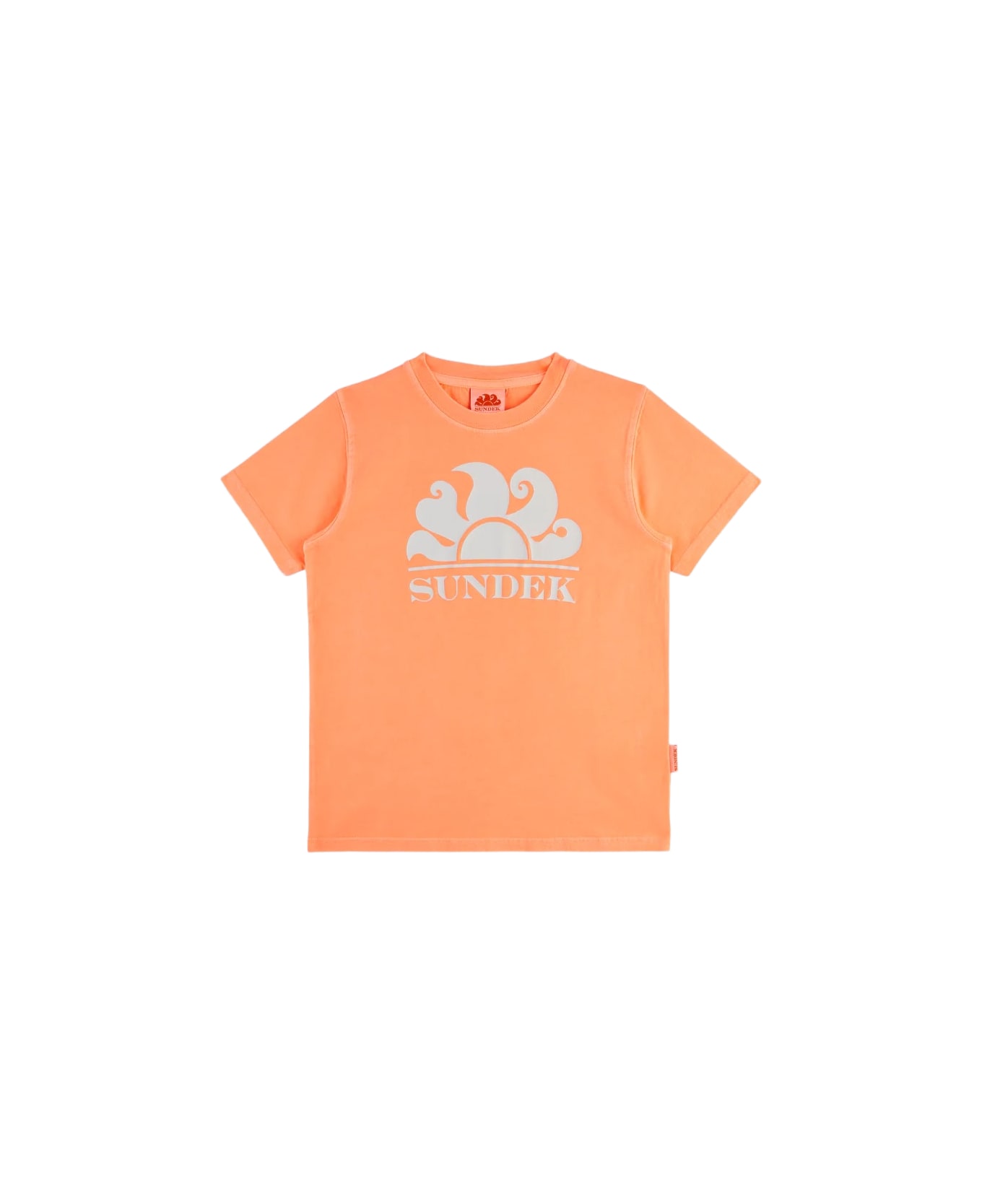 Sundek T-shirt Con Stampa - Orange