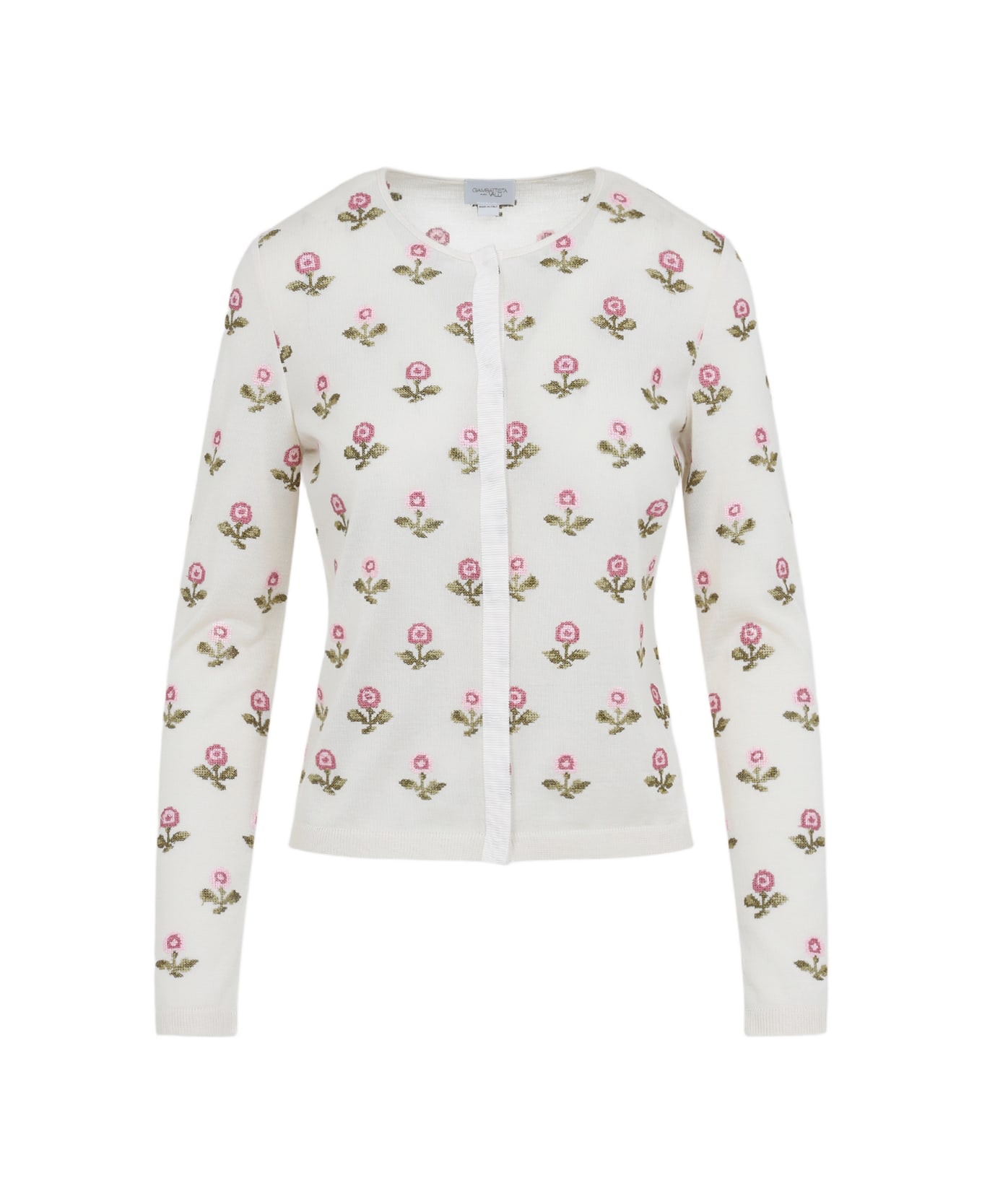Giambattista Valli Knit Cardigan - Ivory Rose