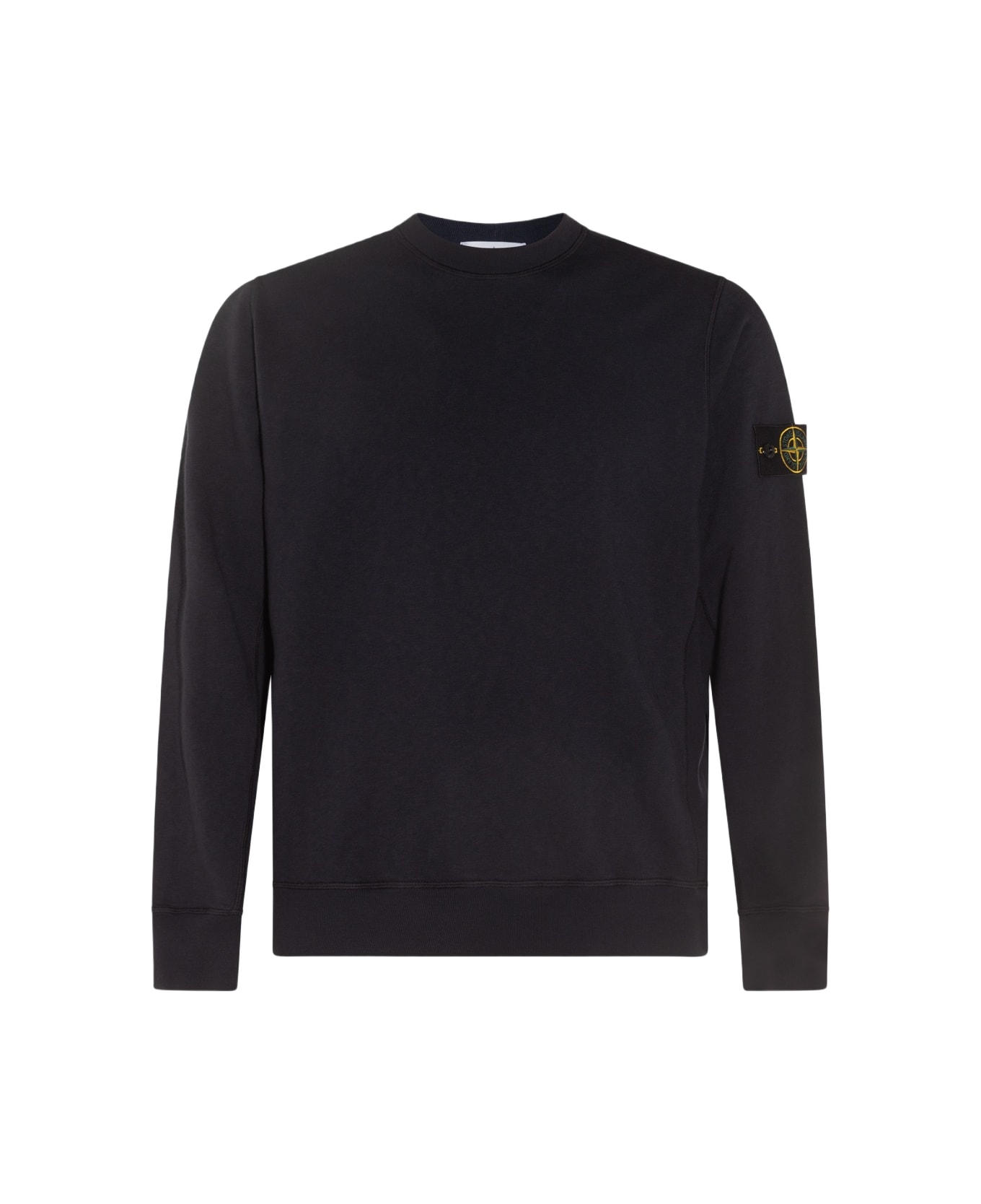 Navy Blue Cotton Sweatshirt - Thumbnail 2
