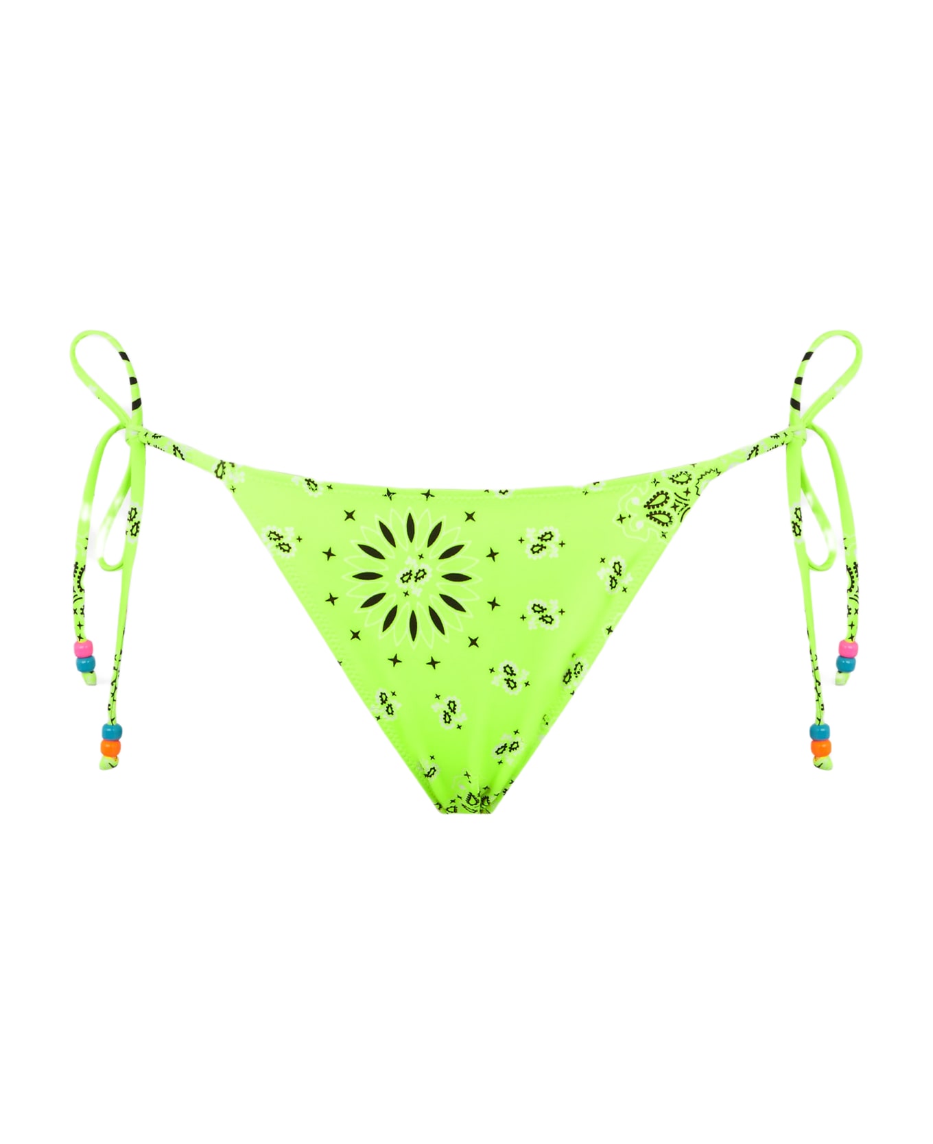 MC2 Saint Barth Woman Bandanna Swim Briefs With Side Laces - YELLOW