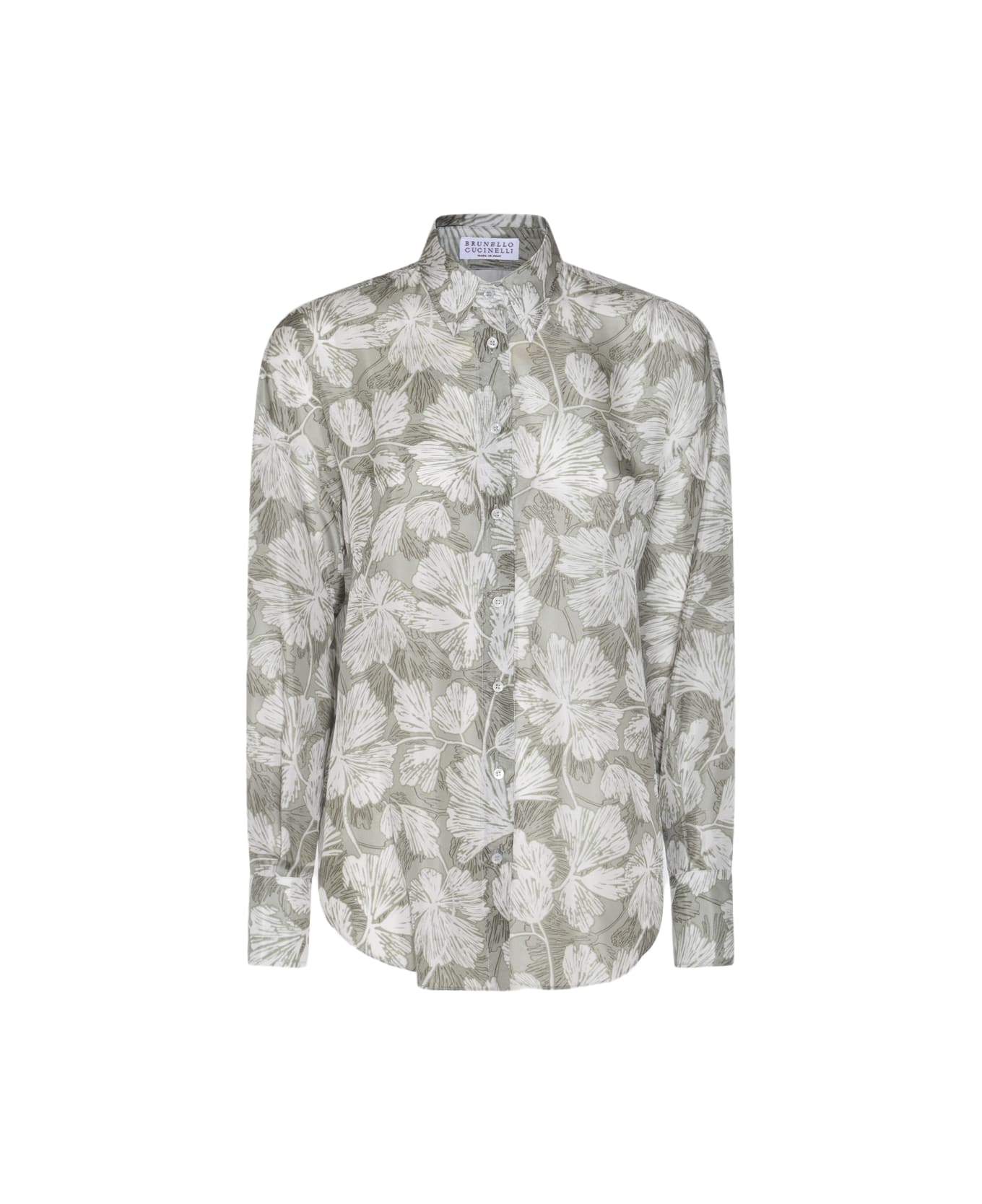 Brunello Cucinelli Multicolor Silk Shirt シャツ