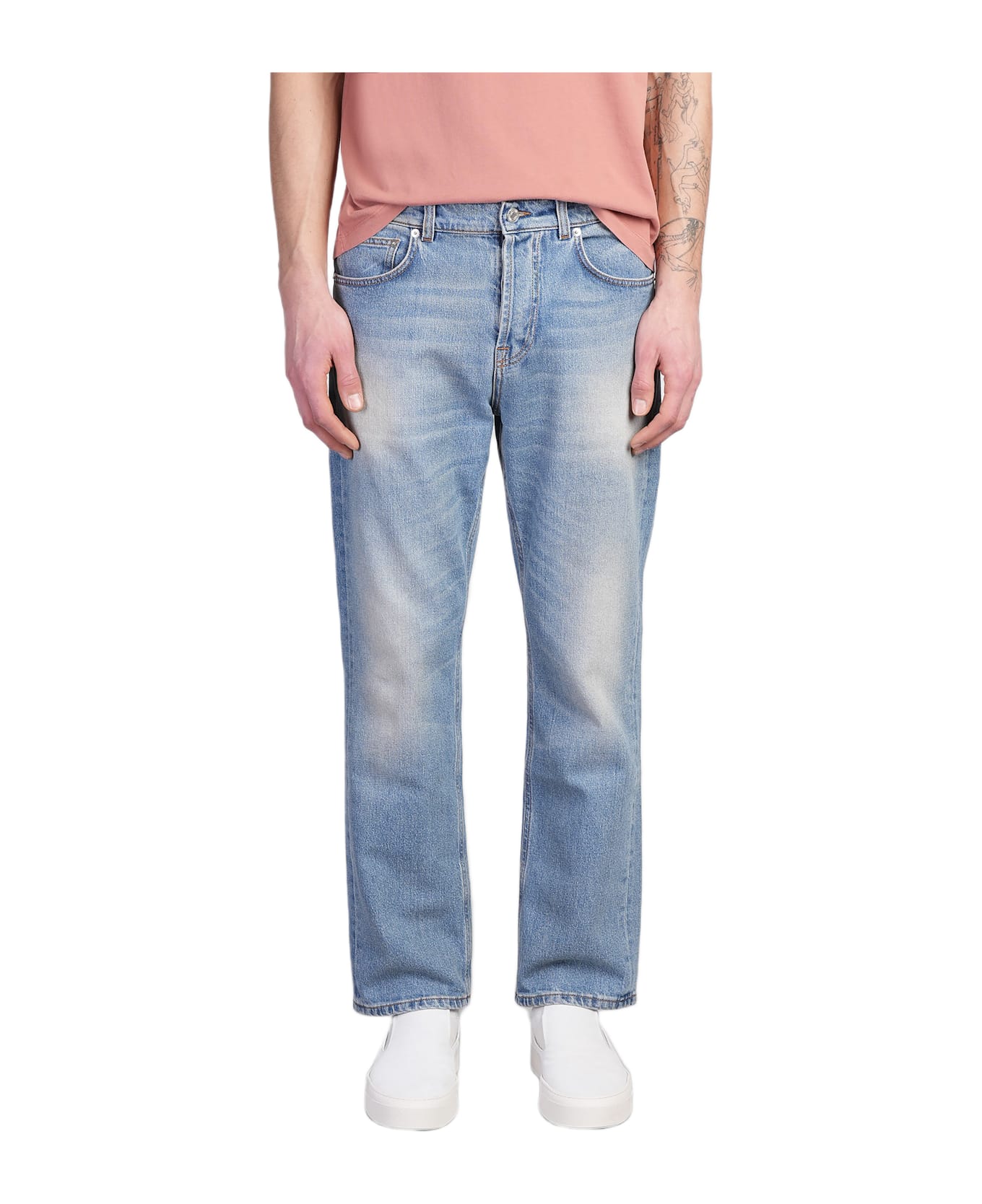 Mauro Grifoni Jeans In Blue Denim - blue