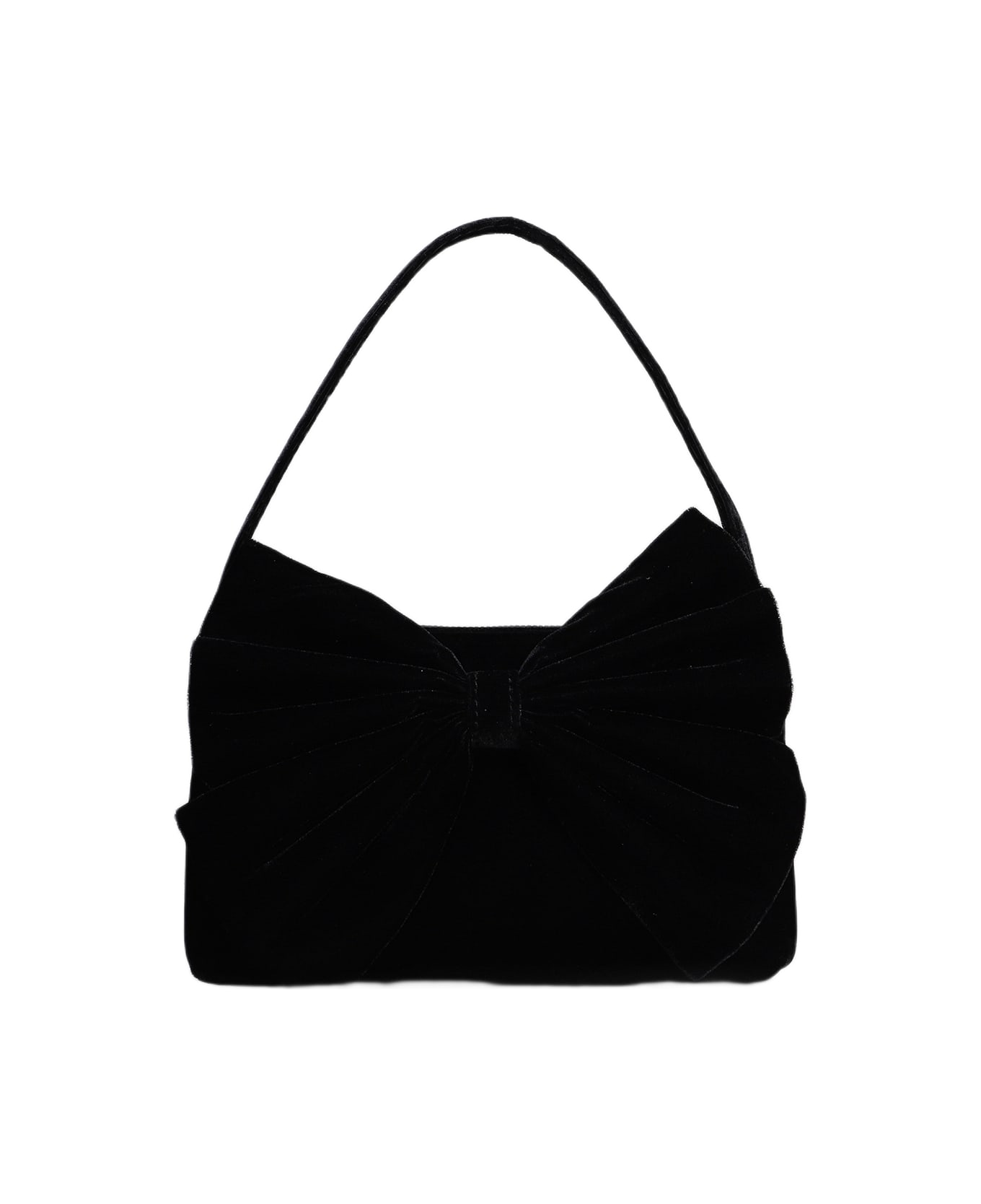 MC2 Saint Barth Nana Shoulder Bag In Black Polyester - black
