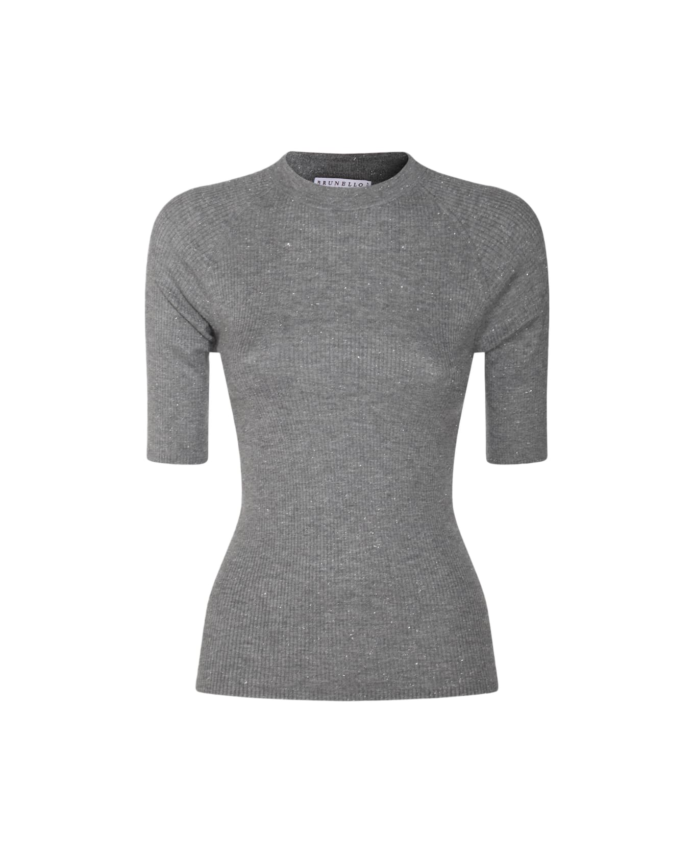 Brunello Cucinelli Grey Wool Knitwear - GREY