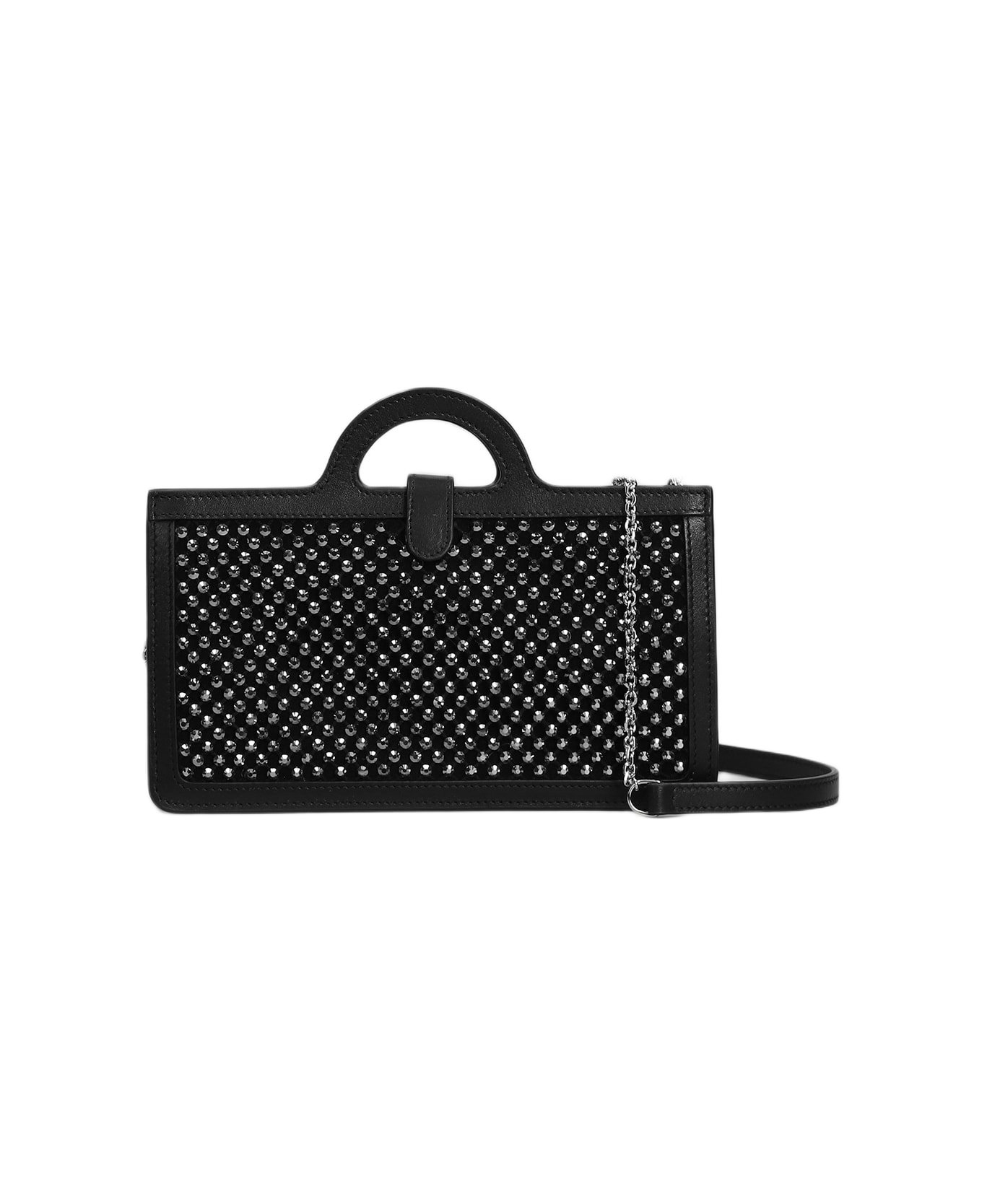 Marni Shoulder Bag In Black Leather - Black