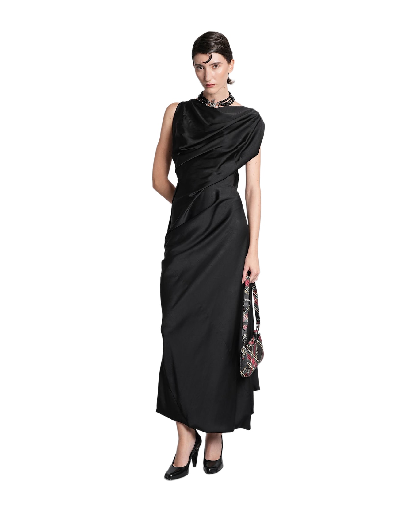 Vivienne Westwood Long Dress In Black Polyester - black