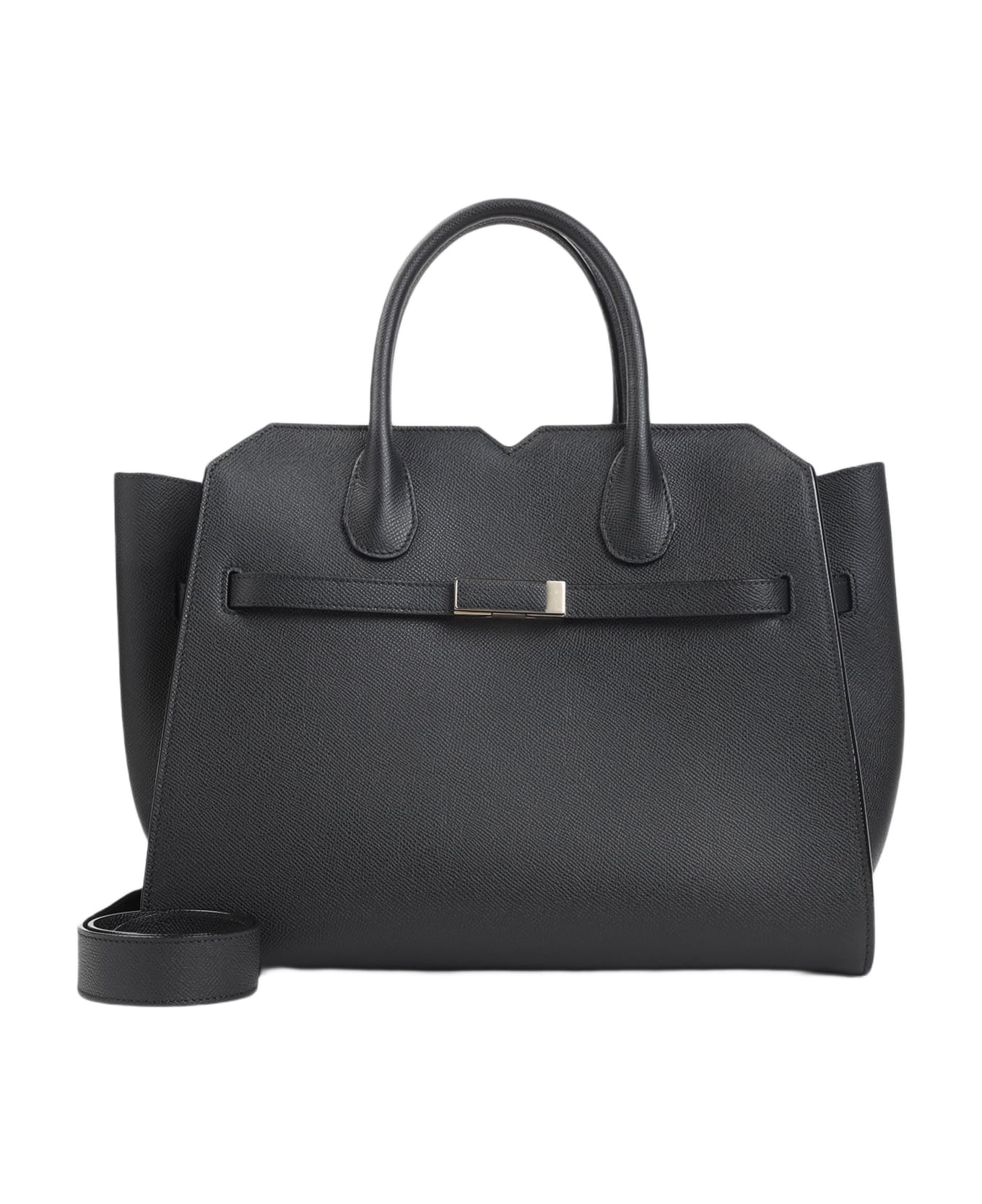 Valextra Milano Media Shoulder Bag - Nn Nero