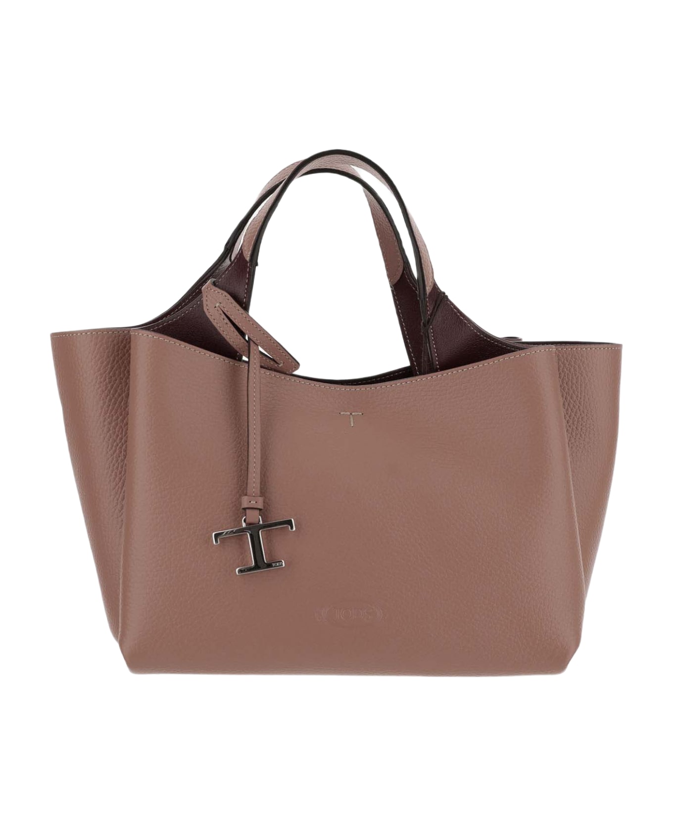Tod's Mini Leather Handbag - Pink トートバッグ