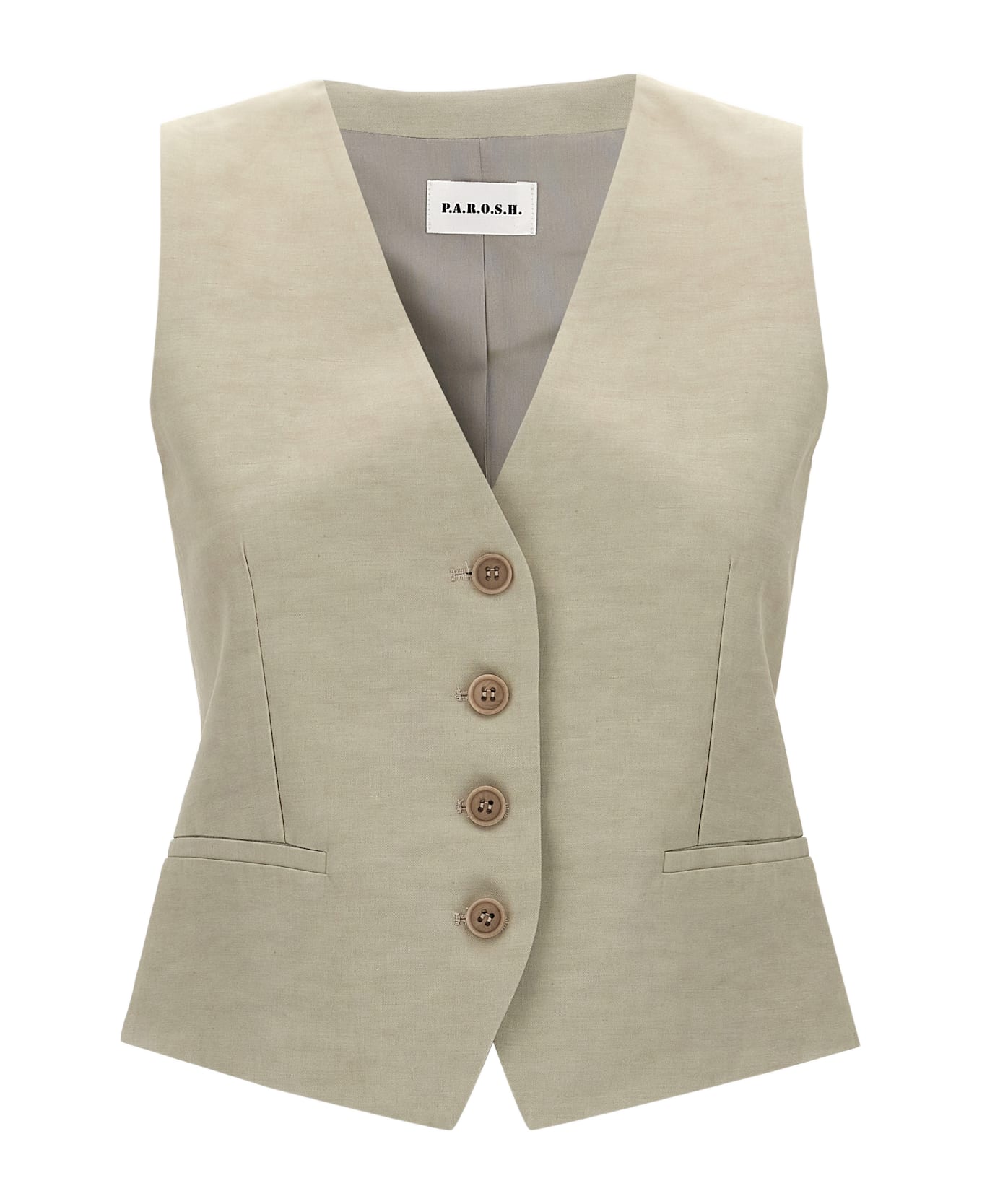 Parosh 
raisa
 Vest - Beige